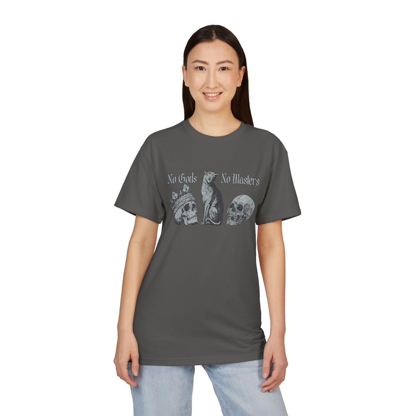 No Gods No Masters, Gothic Graphic T-Shirt - Unisex Tee, Edgy Gift, Casual Wear, Music Festivals, Statement Shirt