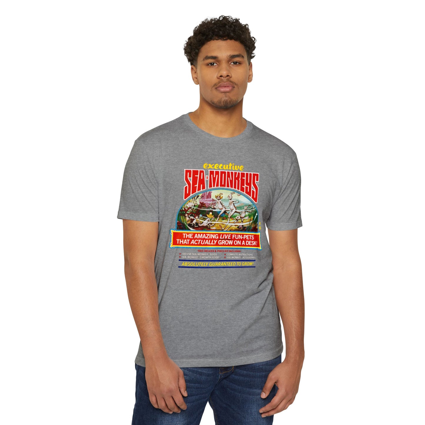 Executive Sea Monkeys T-Shirt - Fun & Quirky Nostalgic Tee