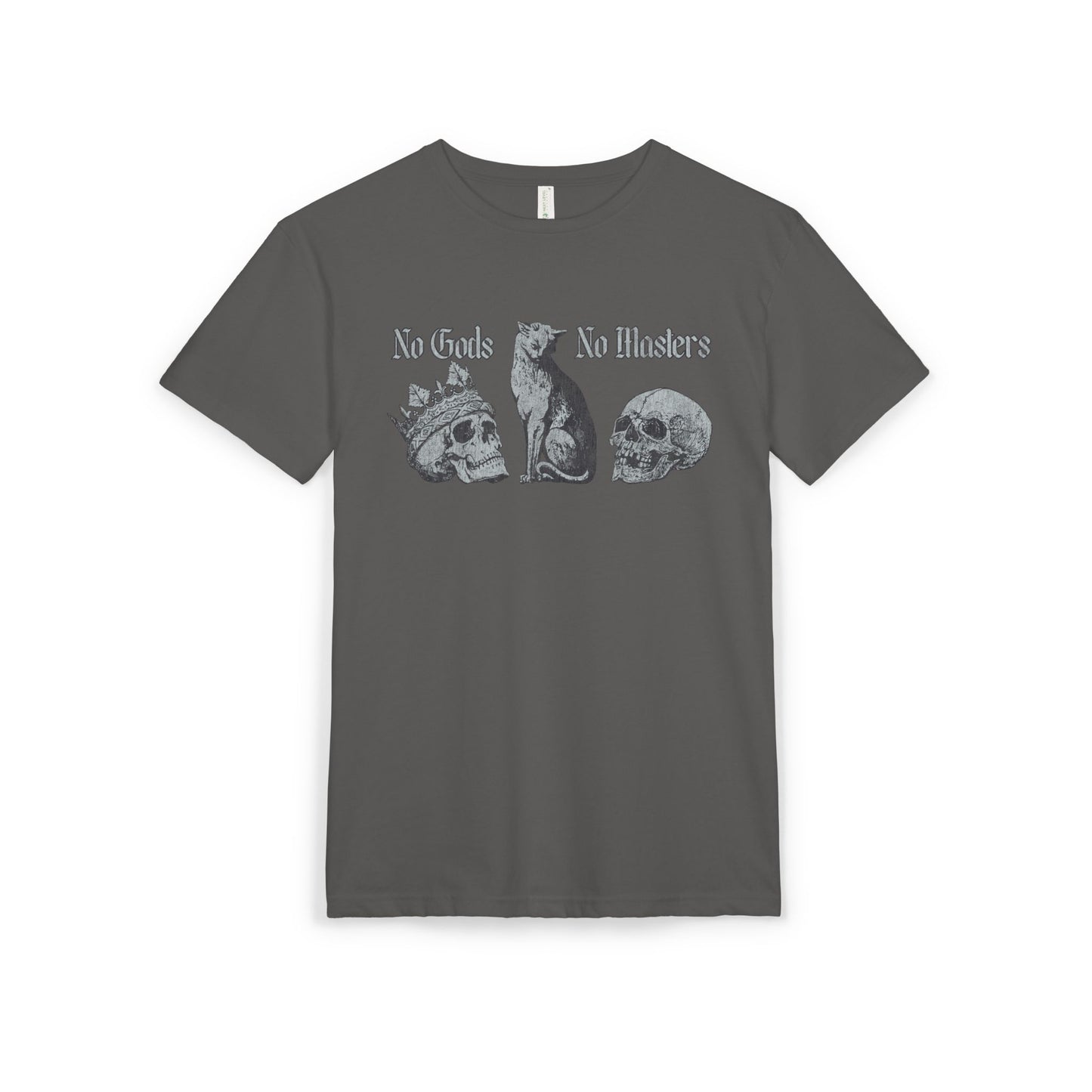 No Gods No Masters, Gothic Graphic T-Shirt - Unisex Tee, Edgy Gift, Casual Wear, Music Festivals, Statement Shirt