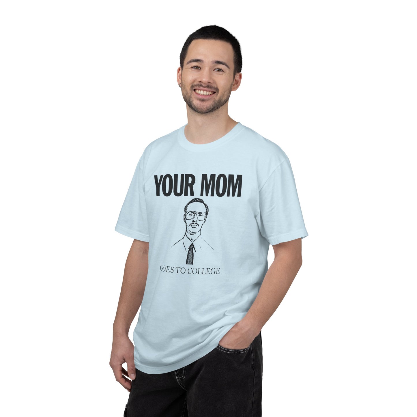 Your Mom Goes To College - Kip Dynamite - Printed on ComfortColors Unisex Garment-Dyed T-shirt