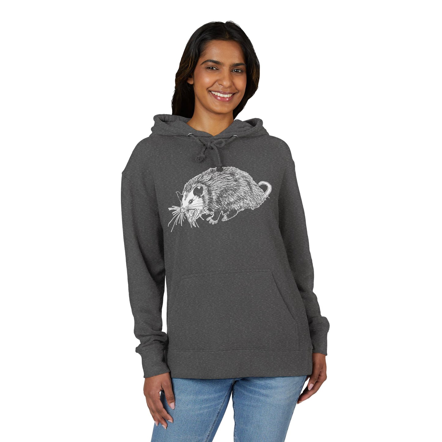 Opossum Artwork Unisex Hoodie, Cool Animal Sweatshirt, Gift for Nature Lovers, Stylish Casual Wear, Unisex Fashion