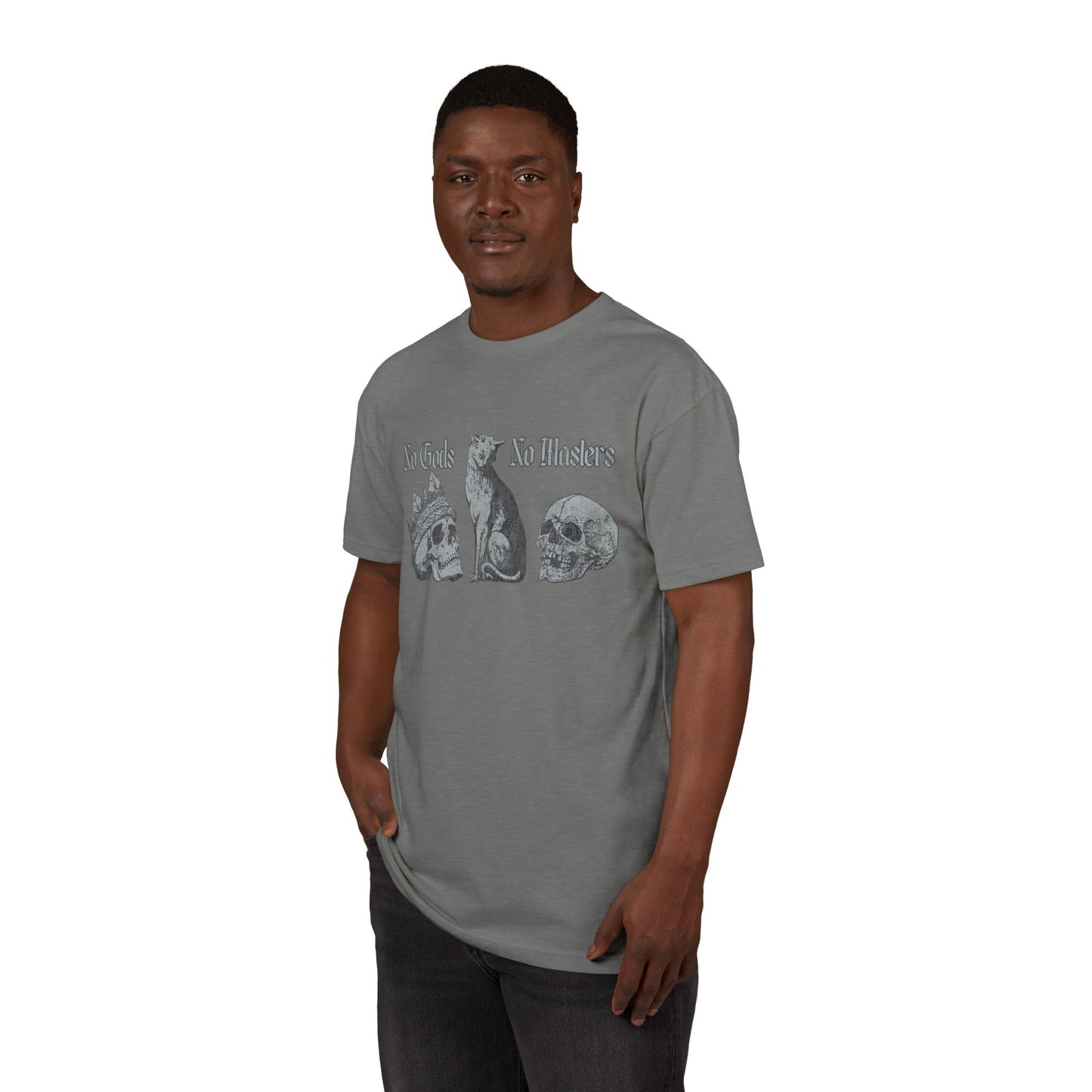 No Gods No Masters, Gothic Graphic T-Shirt - Unisex Tee, Edgy Gift, Casual Wear, Music Festivals, Statement Shirt