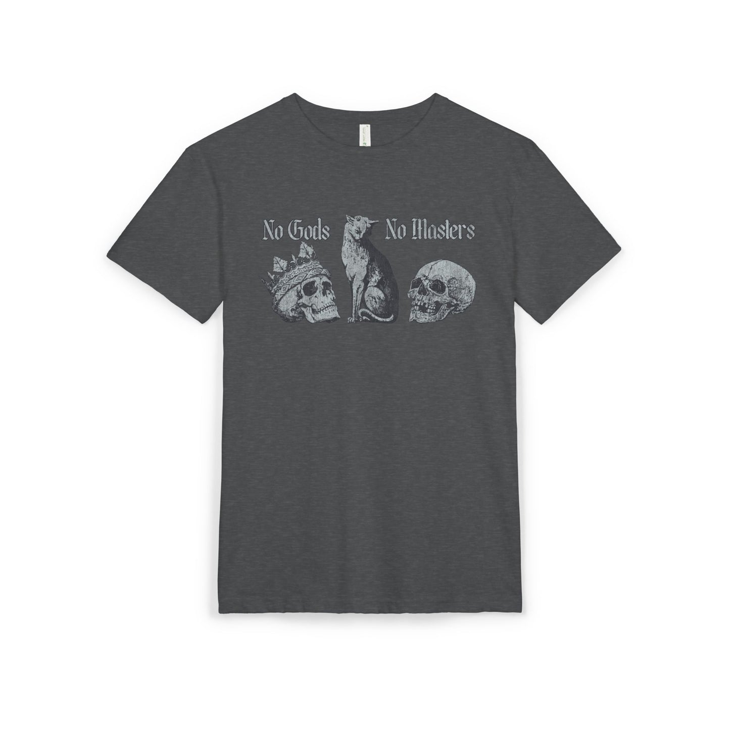 No Gods No Masters, Gothic Graphic T-Shirt - Unisex Tee, Edgy Gift, Casual Wear, Music Festivals, Statement Shirt