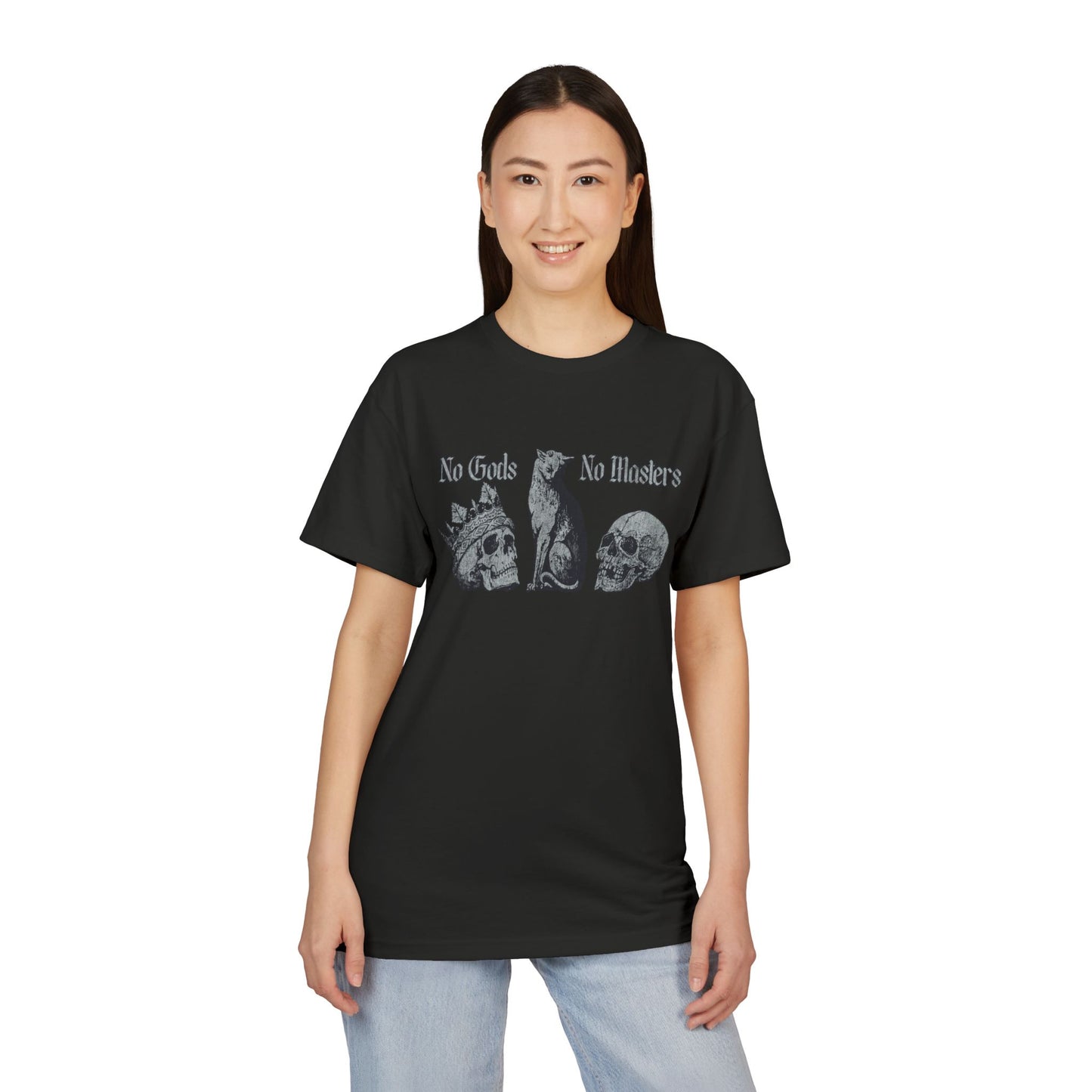 No Gods No Masters, Gothic Graphic T-Shirt - Unisex Tee, Edgy Gift, Casual Wear, Music Festivals, Statement Shirt