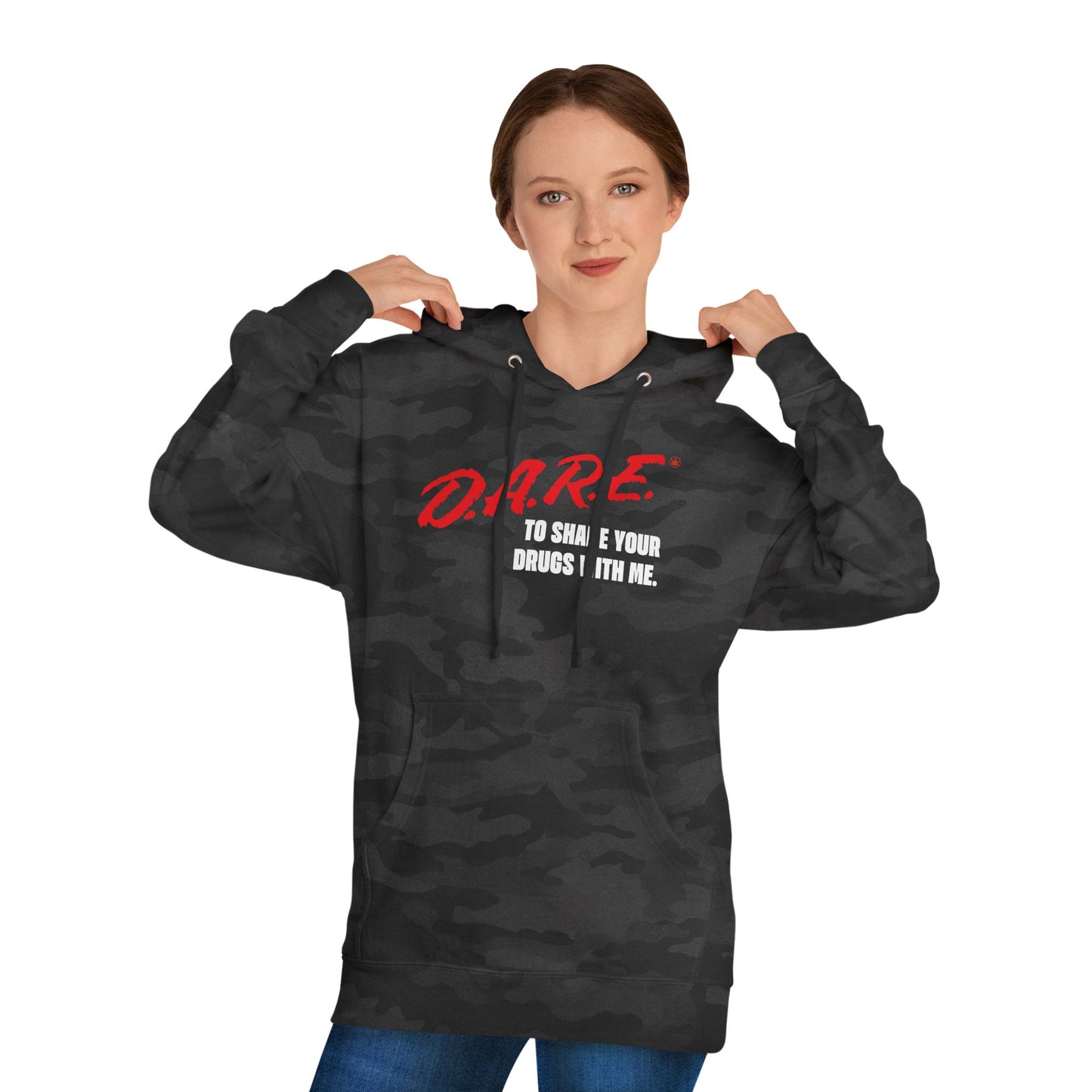 DARE to Share Hoodie, Unisex Hooded Sweatshirt, Funny Sweatshirt, Gift for Friends, Trendy Fall Fashion, Humor Apparel