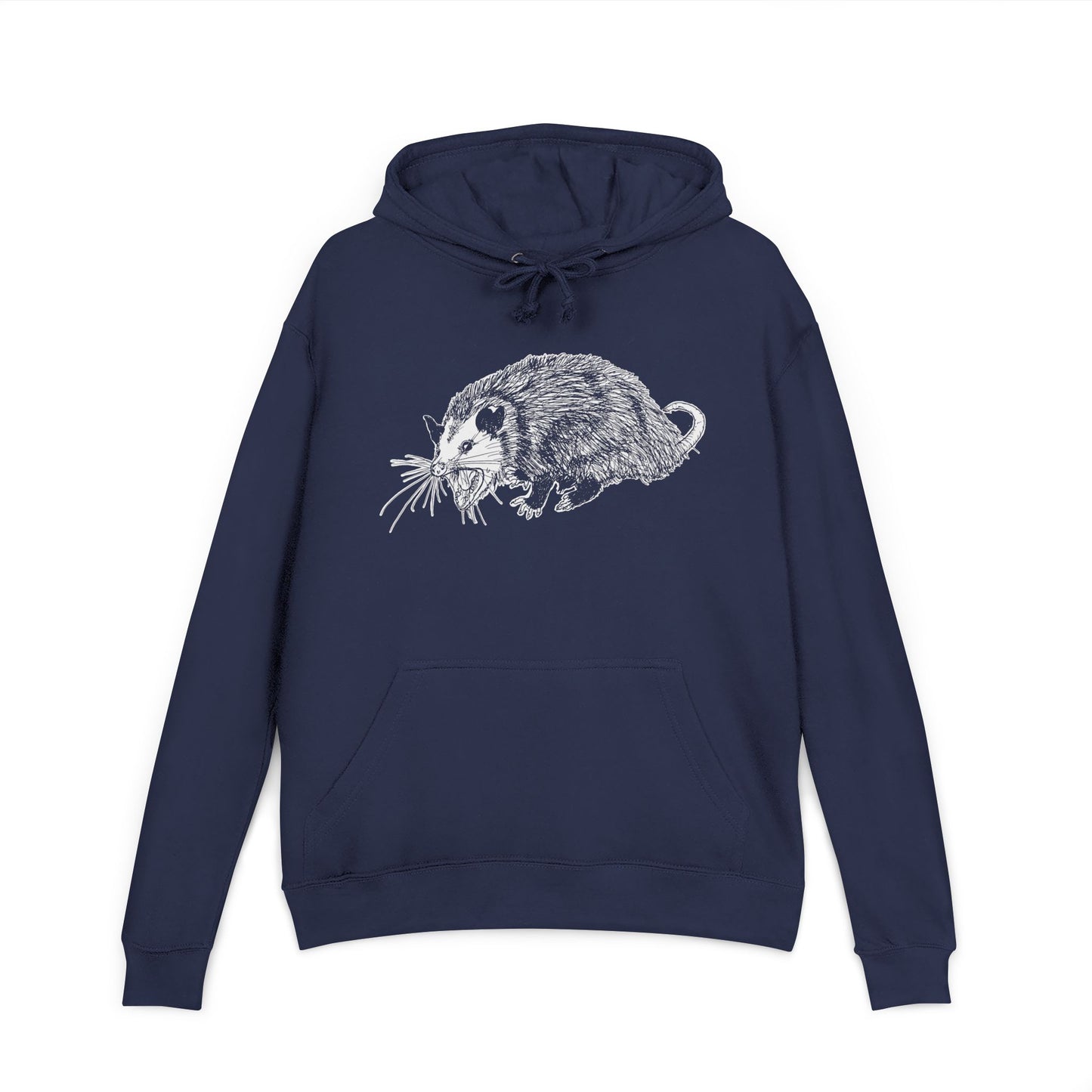 Opossum Artwork Unisex Hoodie, Cool Animal Sweatshirt, Gift for Nature Lovers, Stylish Casual Wear, Unisex Fashion