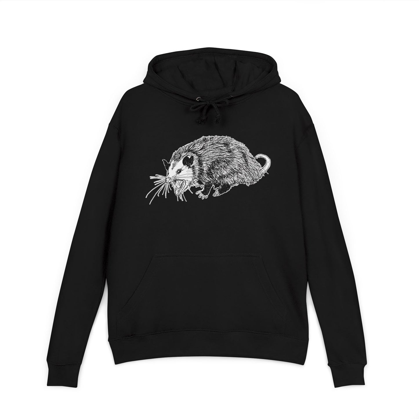 Opossum Artwork Unisex Hoodie, Cool Animal Sweatshirt, Gift for Nature Lovers, Stylish Casual Wear, Unisex Fashion