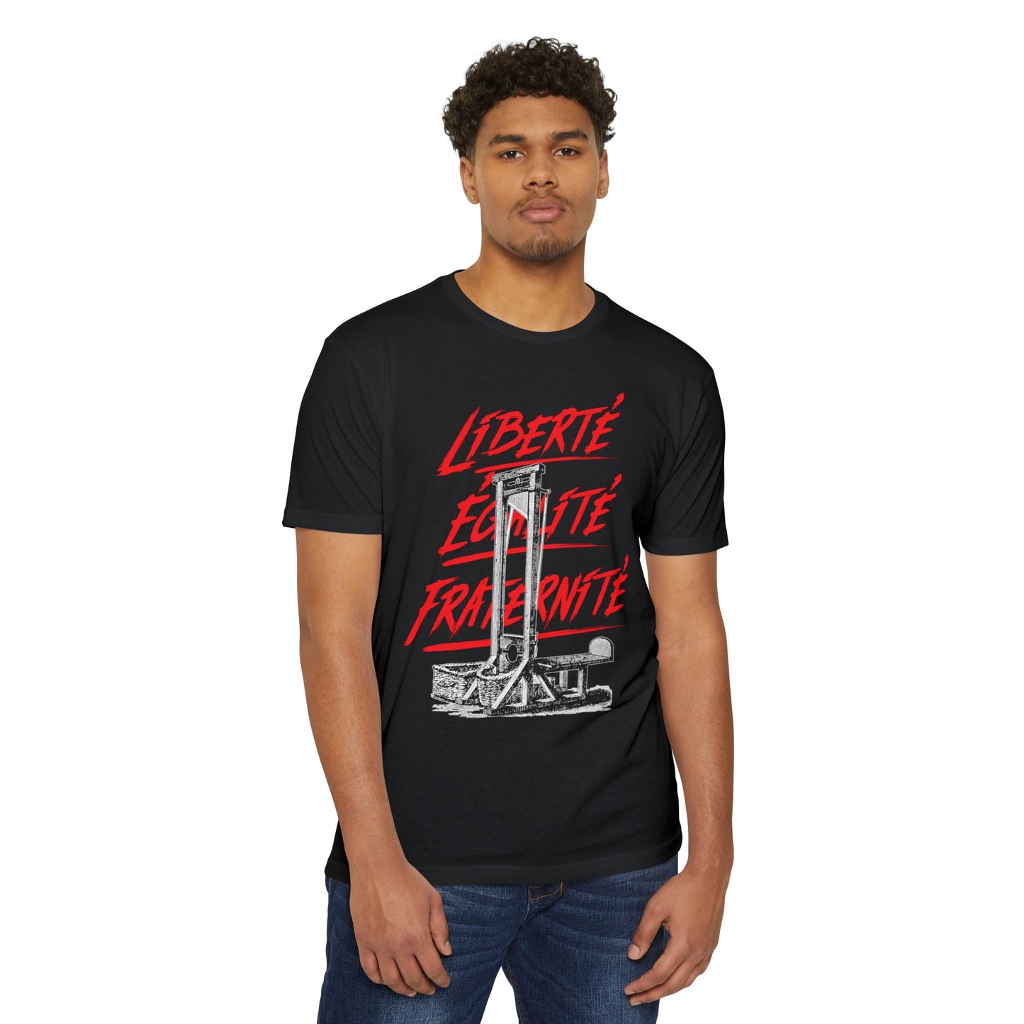French Revolution Guillotine T-shirt- Liberté Égalité Fraternité!