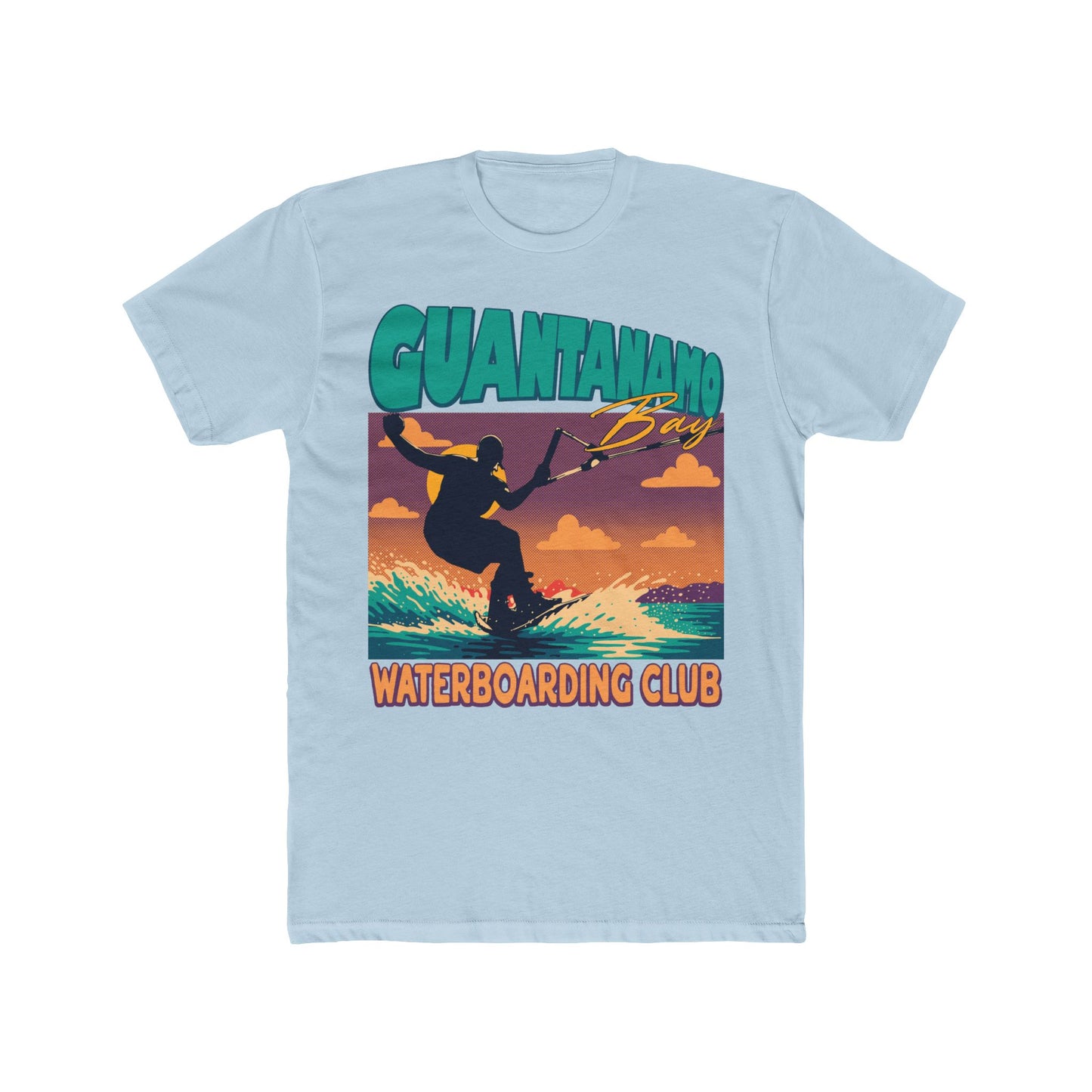 Guanatanamo Bay Waterboarding Club Vintage Surfing T-Shirt