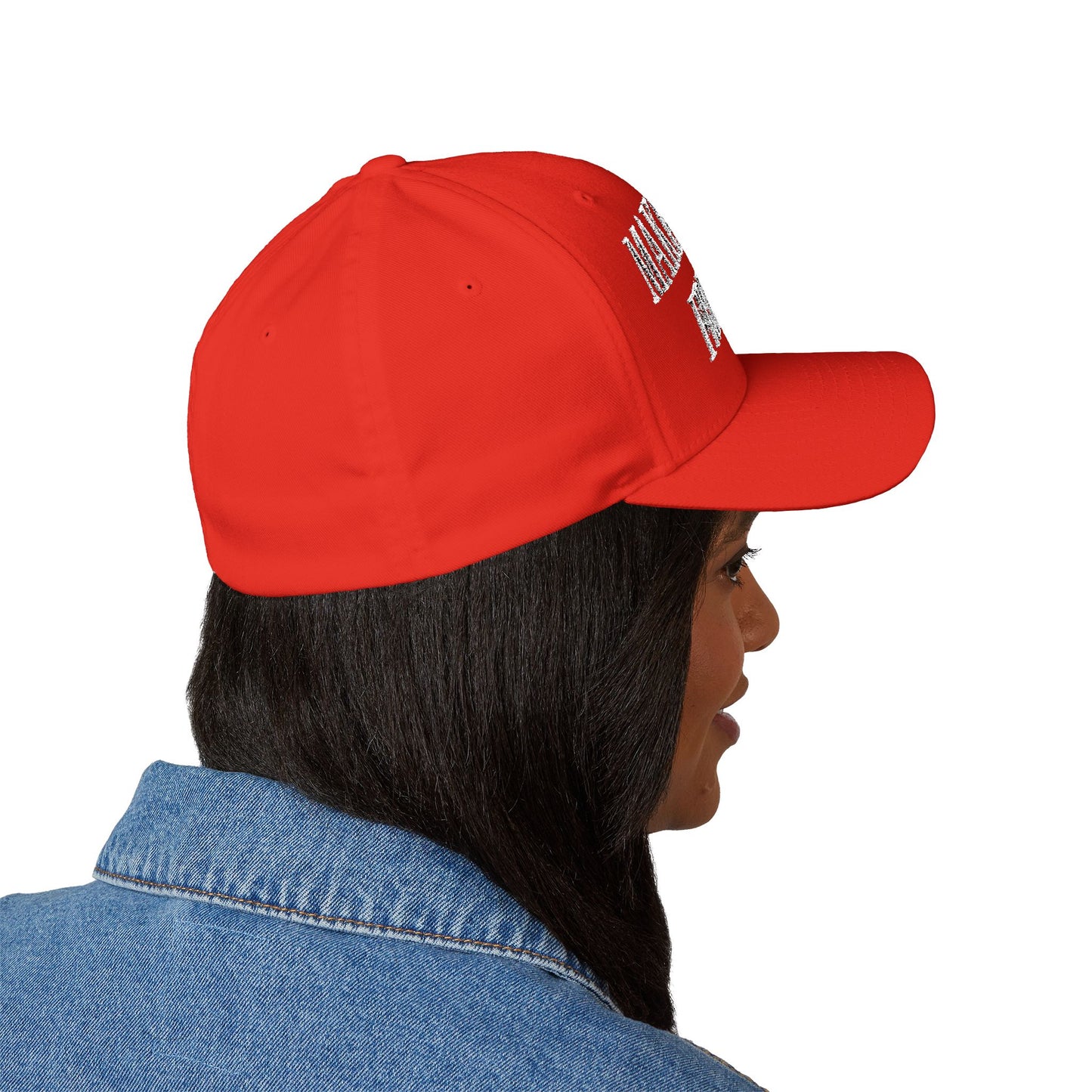 Make Palestine Free Again - Embroidered Fitted Closed-back Cap