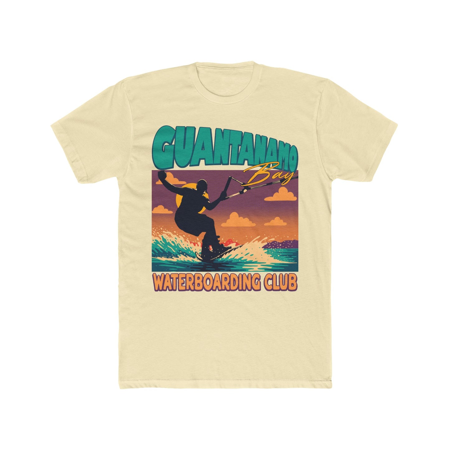 Guanatanamo Bay Waterboarding Club Vintage Surfing T-Shirt