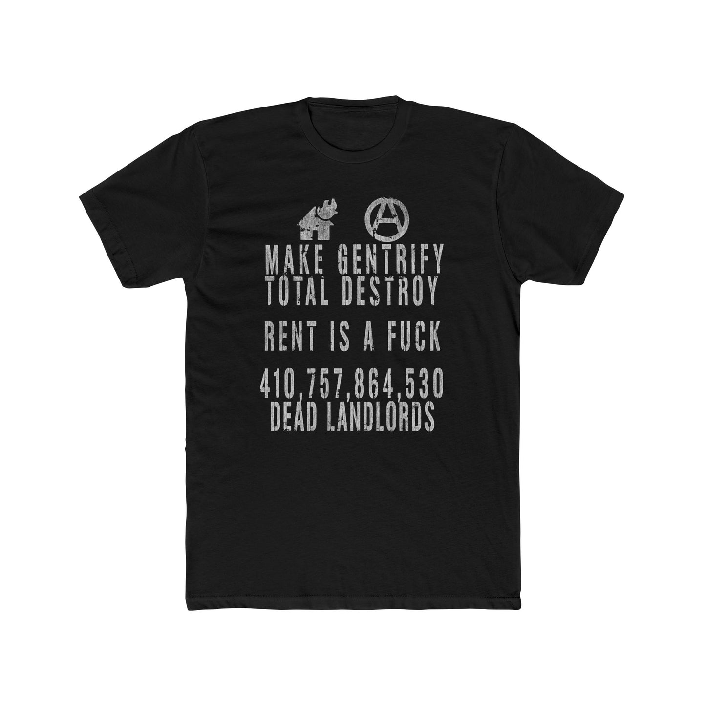 Anarchist Crew Tee | Anti-Gentrification Shirt, Graphic T-Shirt, Statement Tee, Activist Apparel, Unique Gift for Protesters