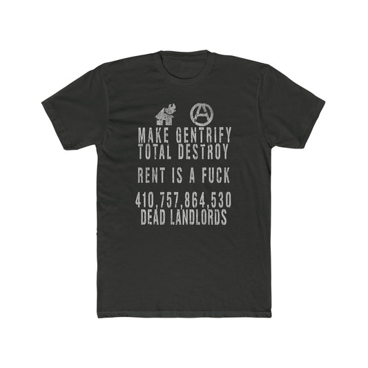 Anarchist Crew Tee | Anti-Gentrification Shirt, Graphic T-Shirt, Statement Tee, Activist Apparel, Unique Gift for Protesters