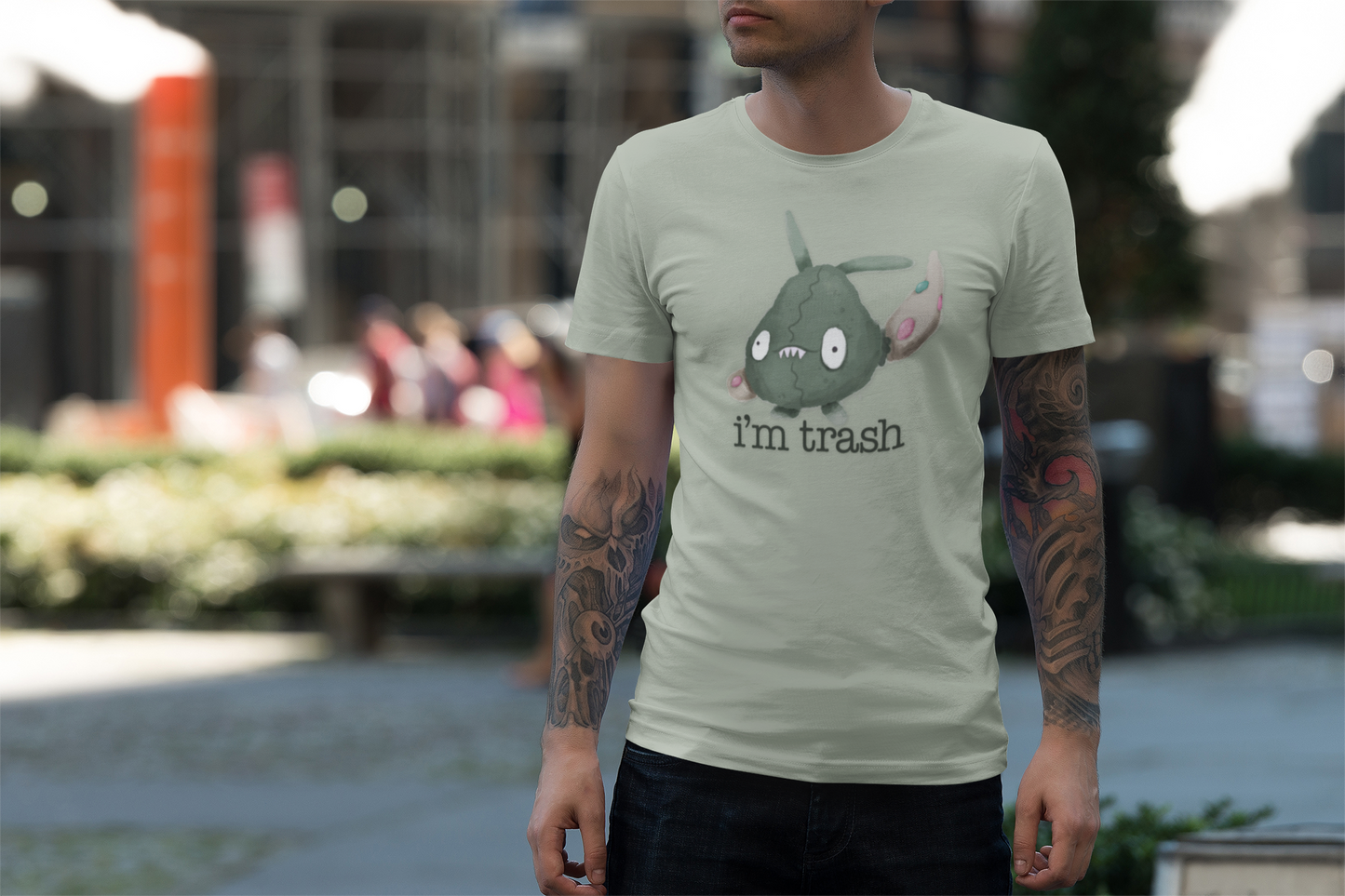 Funny Unisex T-Shirt - "I'm Trash" Graphic Tee