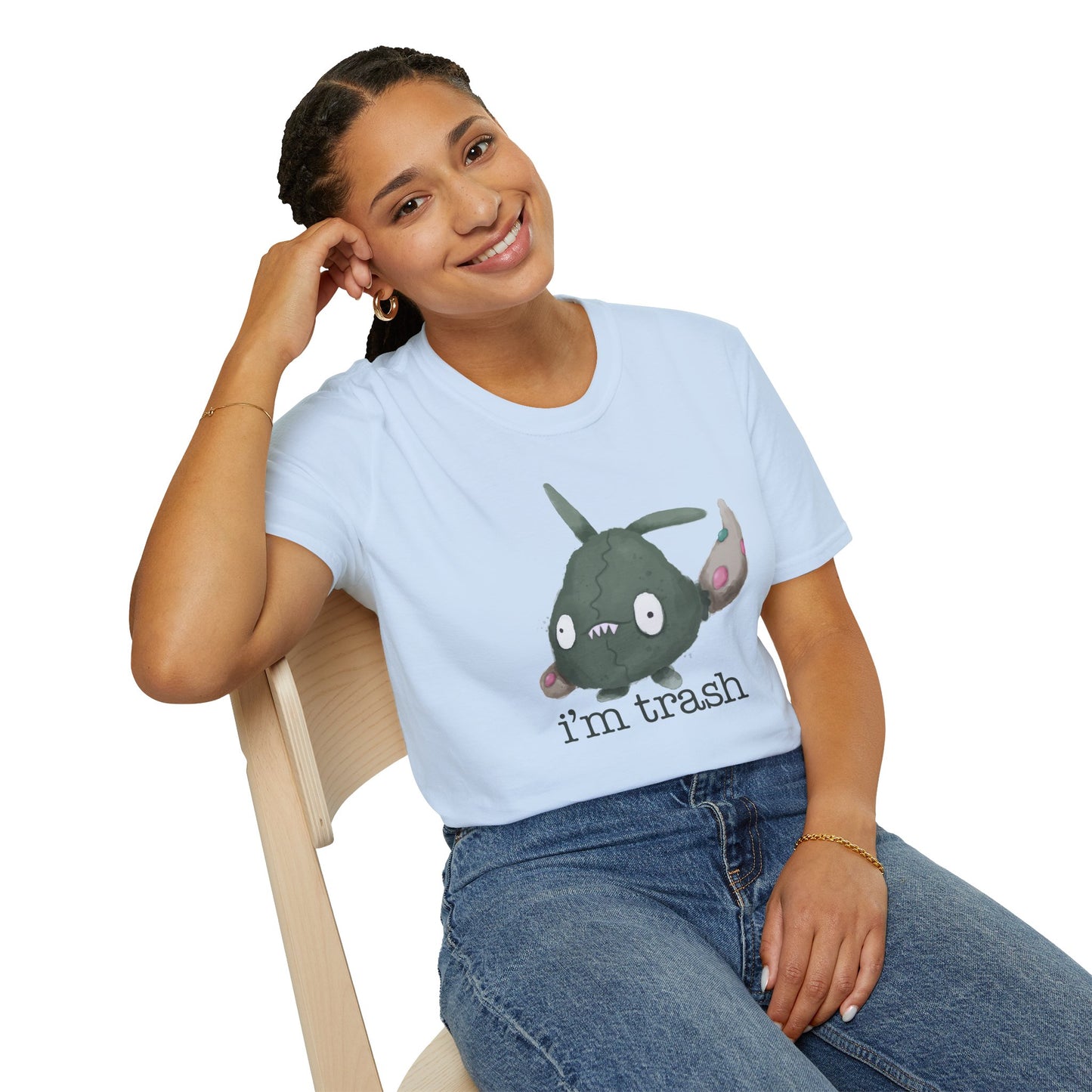 Funny Unisex T-Shirt - "I'm Trash" Graphic Tee