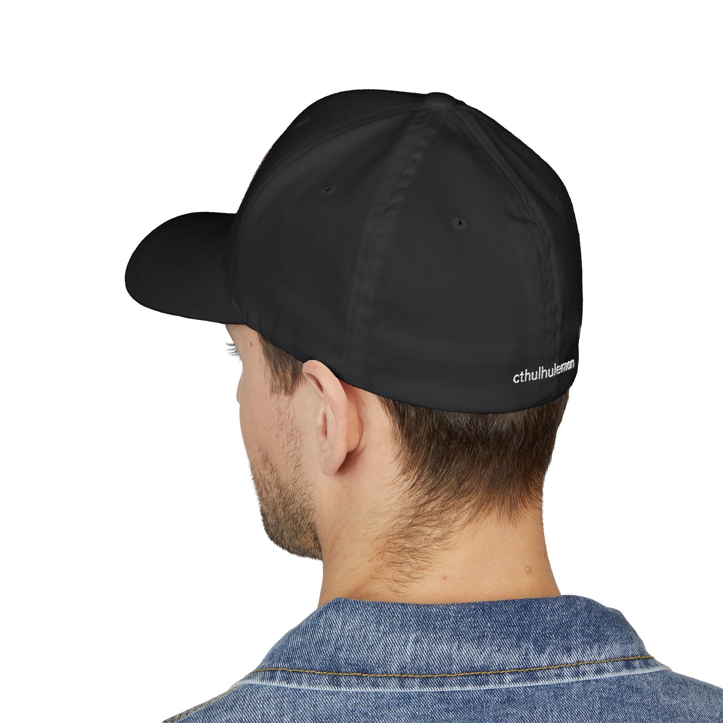 CthulhuLemon - Embroidered FlexFit Fitted Closed-Back Cap