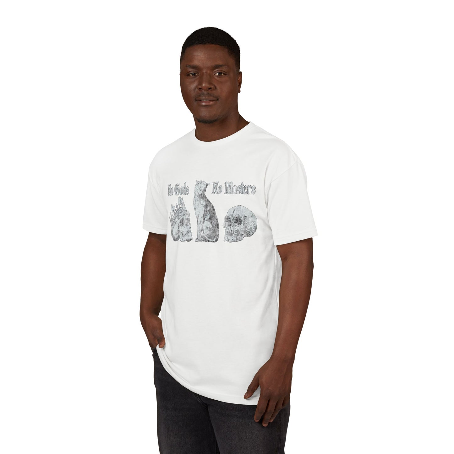 No Gods No Masters, Gothic Graphic T-Shirt - Unisex Tee, Edgy Gift, Casual Wear, Music Festivals, Statement Shirt