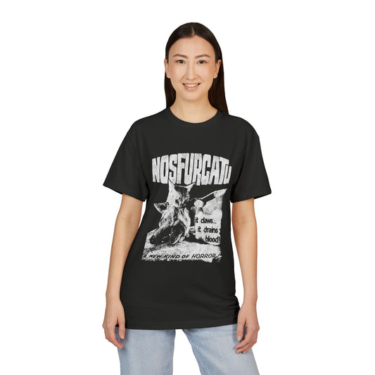 Nosfurcatu the Vampire Cat - Prtinted on NextLevel Unisex Sueded T-Shirt