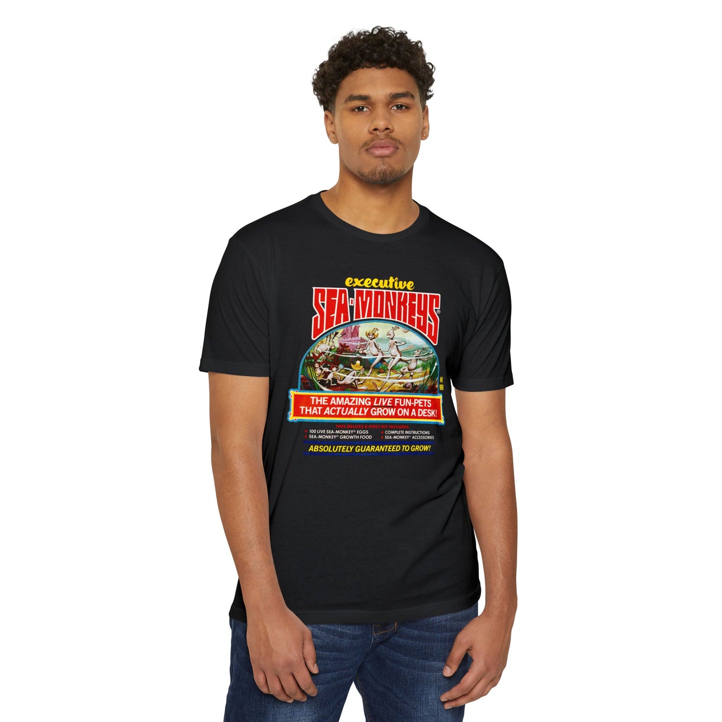 Executive Sea Monkeys T-Shirt - Fun & Quirky Nostalgic Tee
