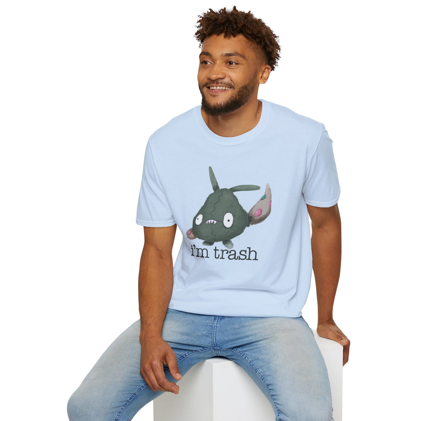 Funny Unisex T-Shirt - "I'm Trash" Graphic Tee