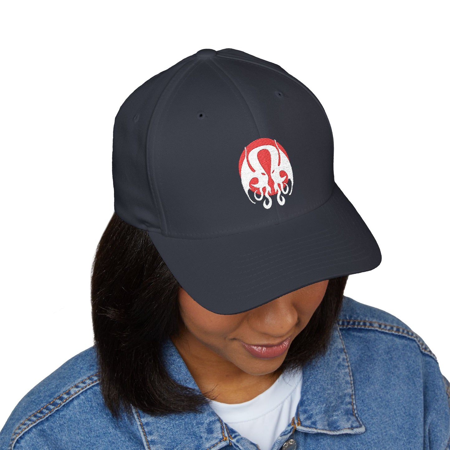 CthulhuLemon - Embroidered FlexFit Fitted Closed-Back Cap