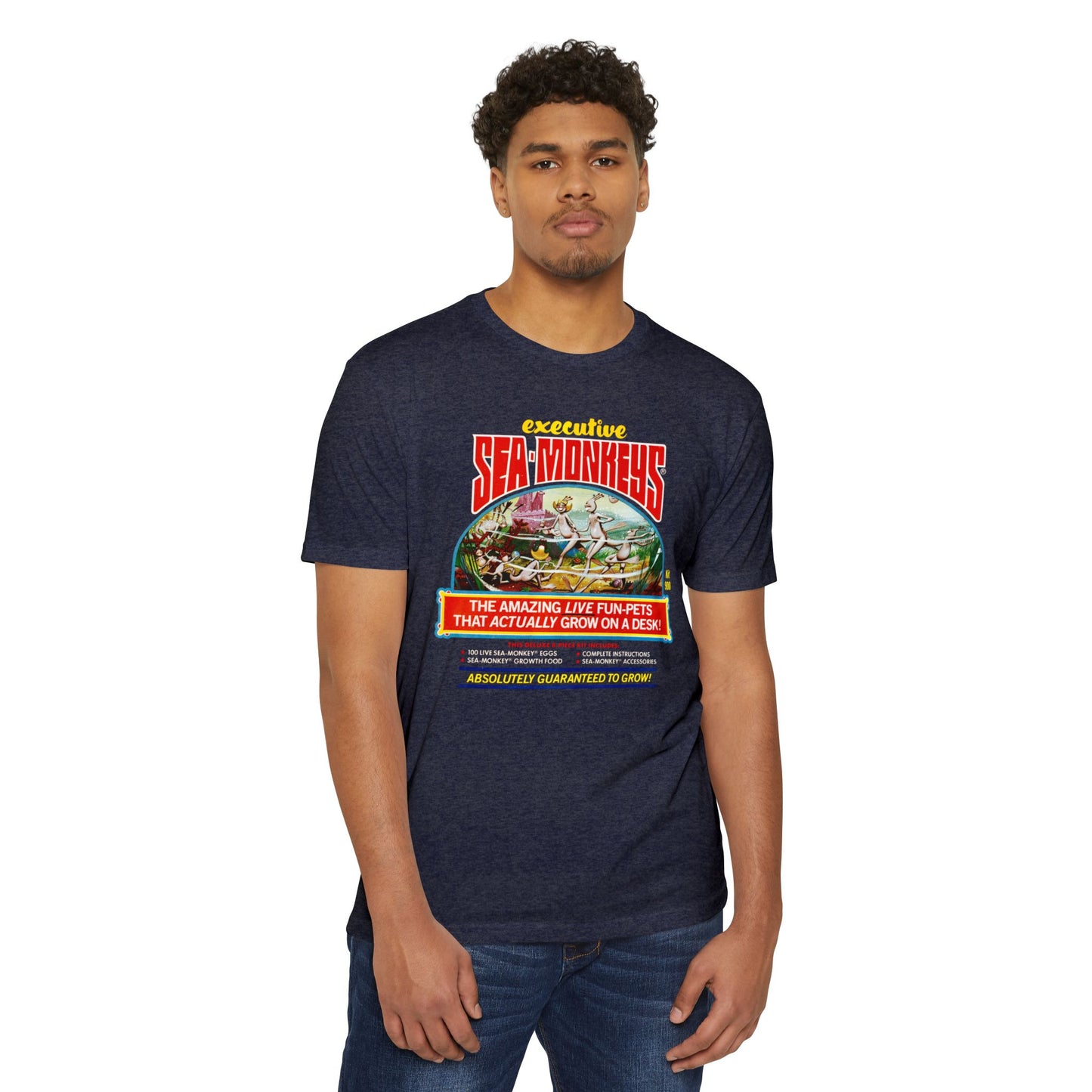 Executive Sea Monkeys T-Shirt - Fun & Quirky Nostalgic Tee
