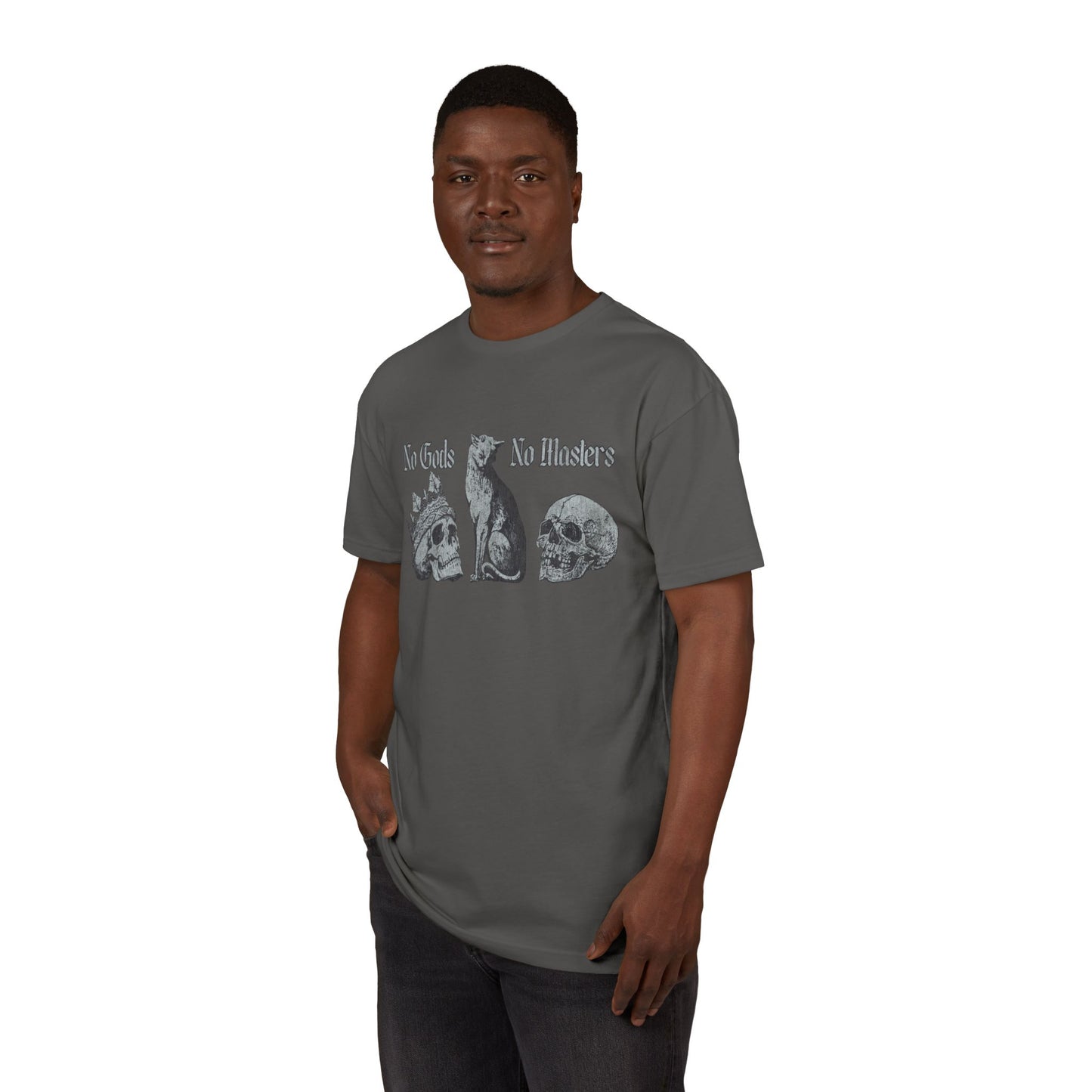 No Gods No Masters, Gothic Graphic T-Shirt - Unisex Tee, Edgy Gift, Casual Wear, Music Festivals, Statement Shirt