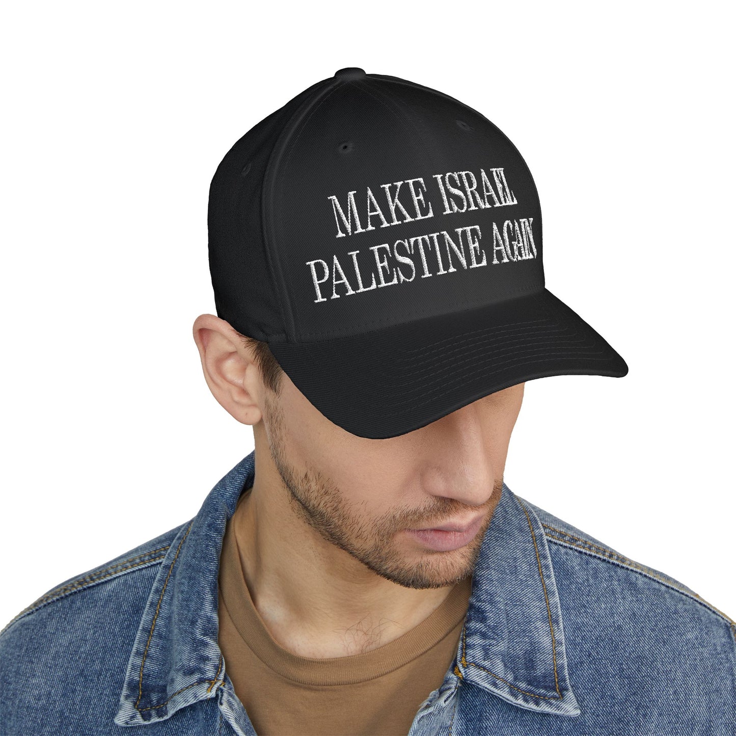 Make Israel Palestine Again - Embroidered Fitted Closed-Back Cap