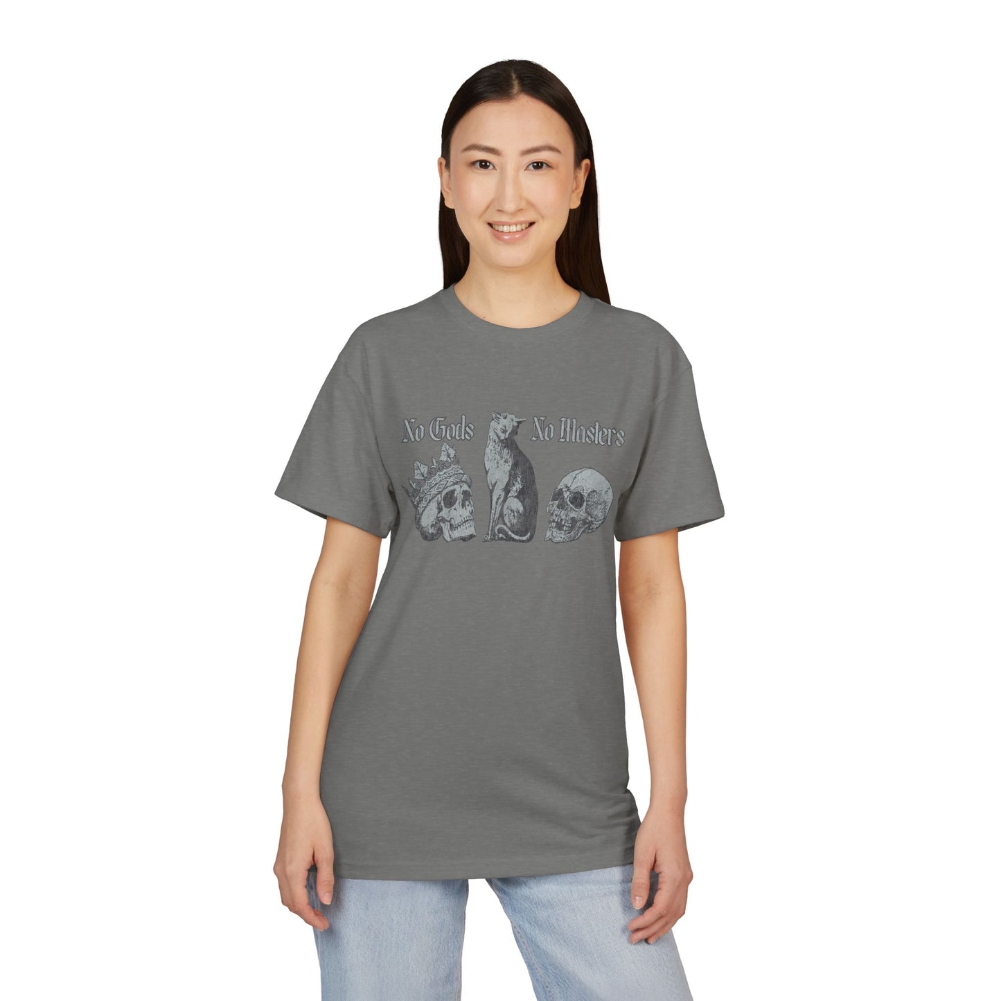 No Gods No Masters, Gothic Graphic T-Shirt - Unisex Tee, Edgy Gift, Casual Wear, Music Festivals, Statement Shirt