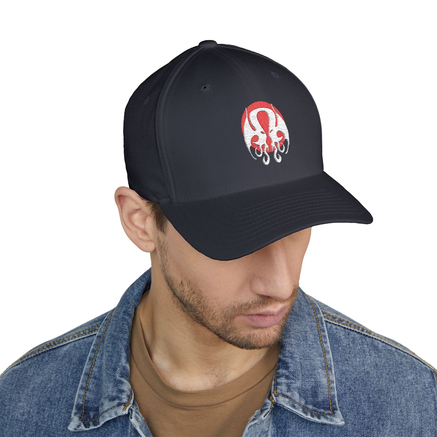 CthulhuLemon - Embroidered FlexFit Fitted Closed-Back Cap