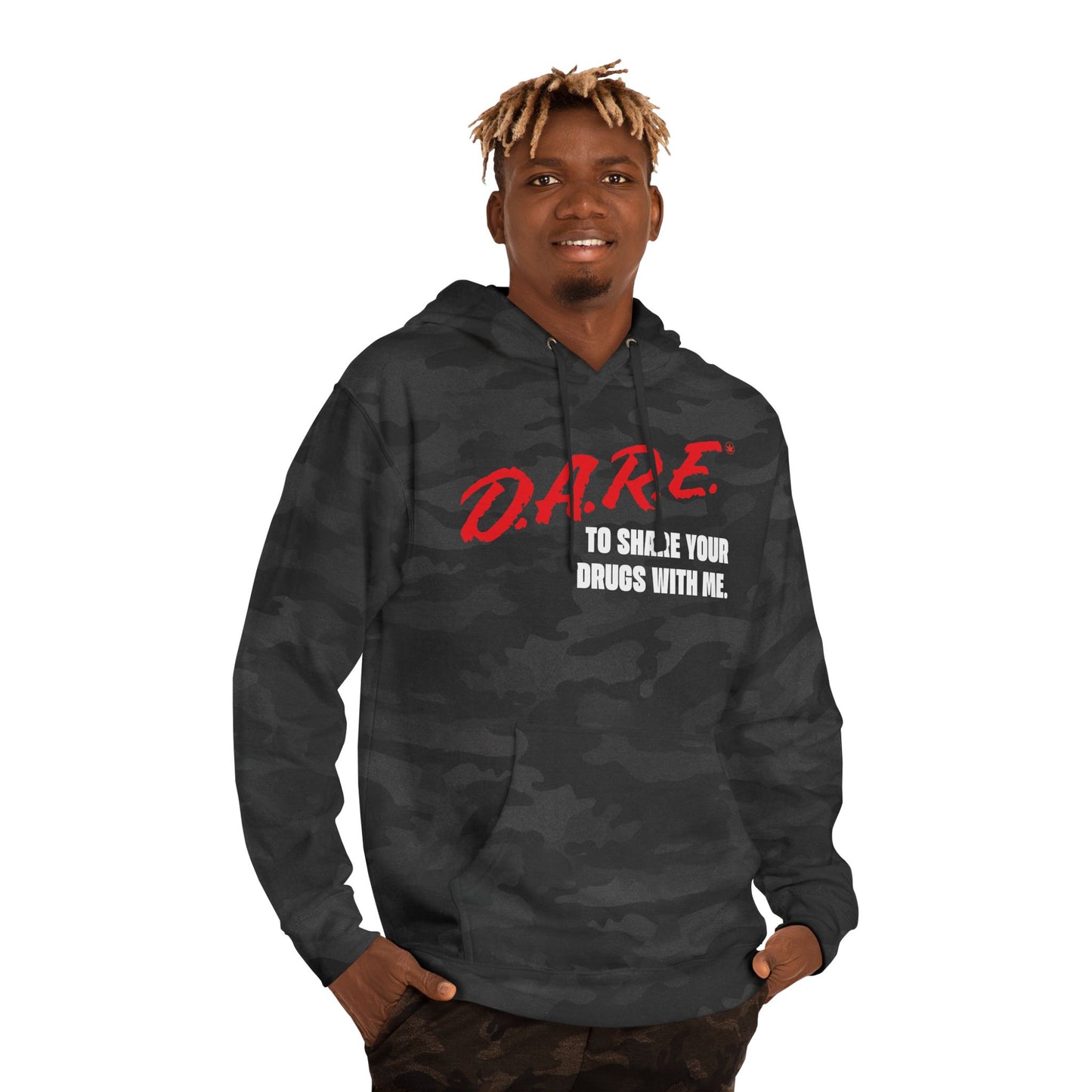 DARE to Share Hoodie, Unisex Hooded Sweatshirt, Funny Sweatshirt, Gift for Friends, Trendy Fall Fashion, Humor Apparel