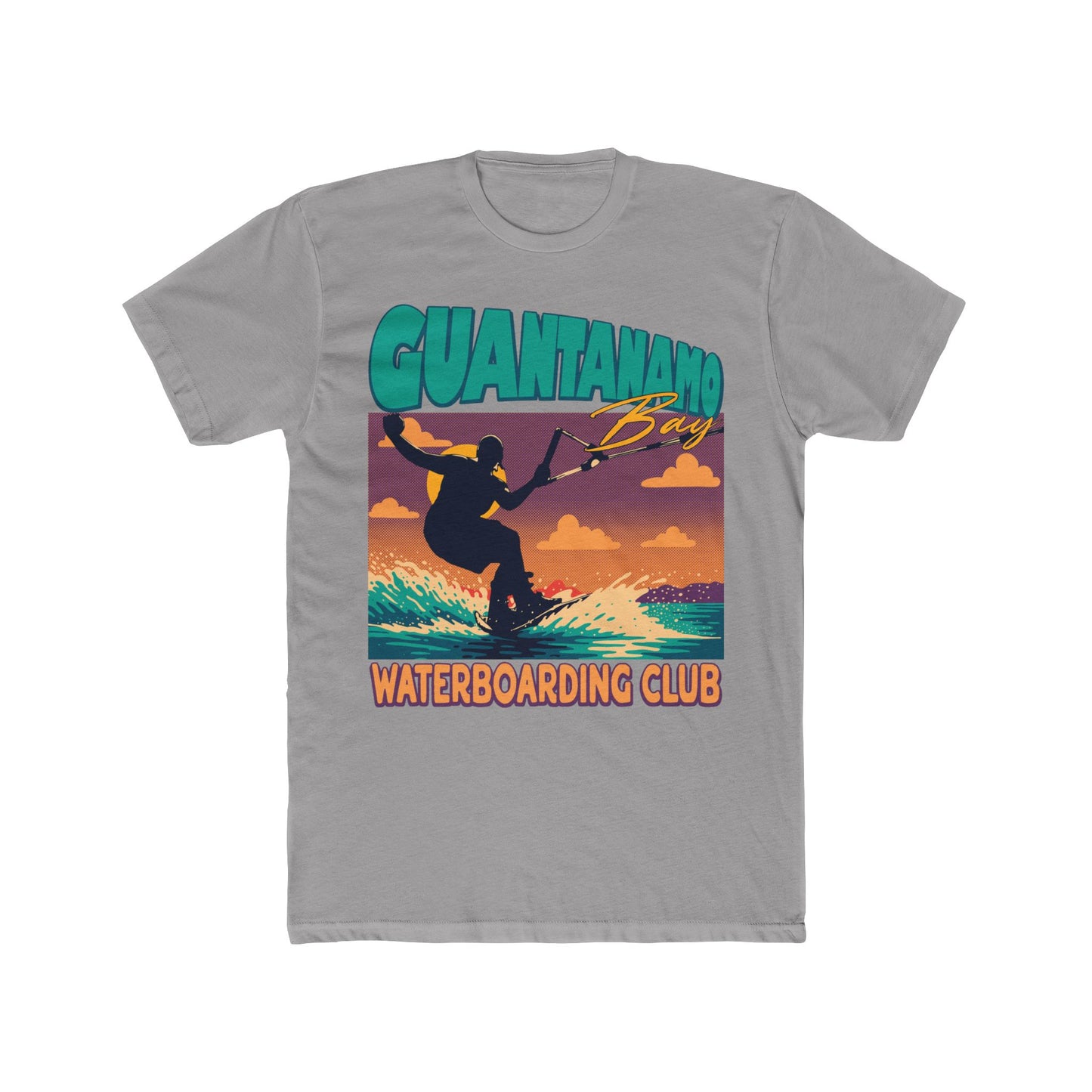 Guanatanamo Bay Waterboarding Club Vintage Surfing T-Shirt
