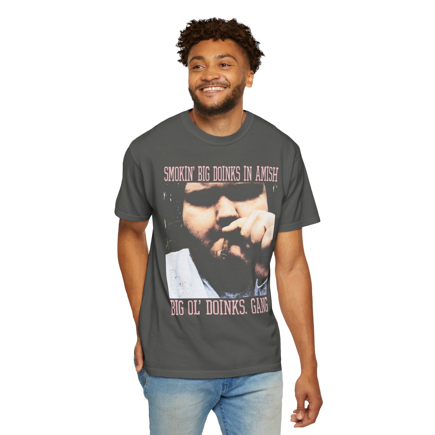 Big Amish Doinks printed on ComfortColors1717 Unisex Garment-Dyed T-shirt