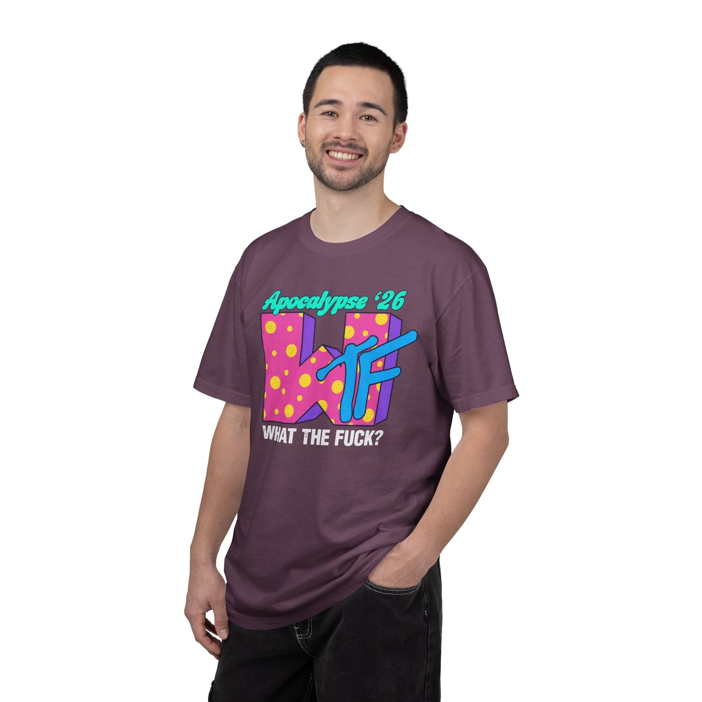 Wtf Apocalypse '26 - printed on ComfortColors Unisex Garment-Dyed T-shirt