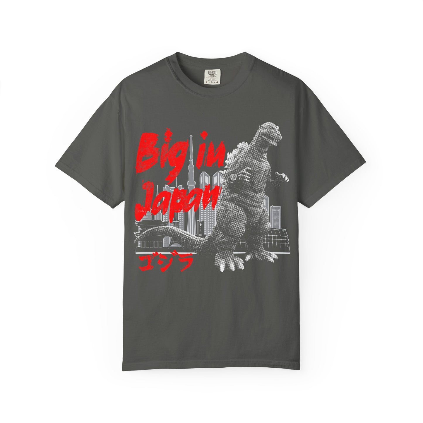 Big in Japan Funny Graphic T-Shirt – Kaiju Monster Movie Tee