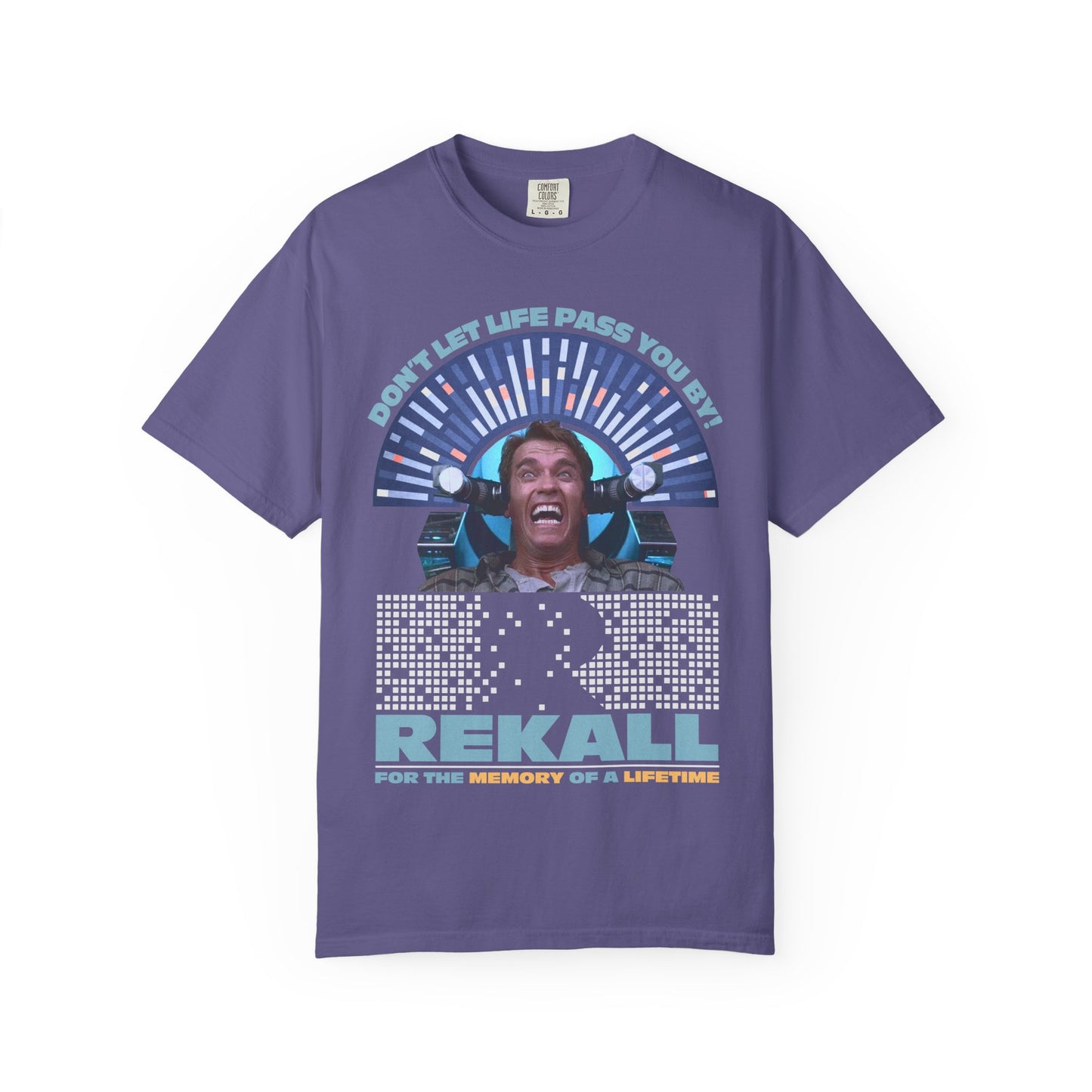 Rekall Vacations - Retro Movie Tribute T-Shirt, Unisex Graphic Tee for Movie Lovers, Nostalgic Apparel