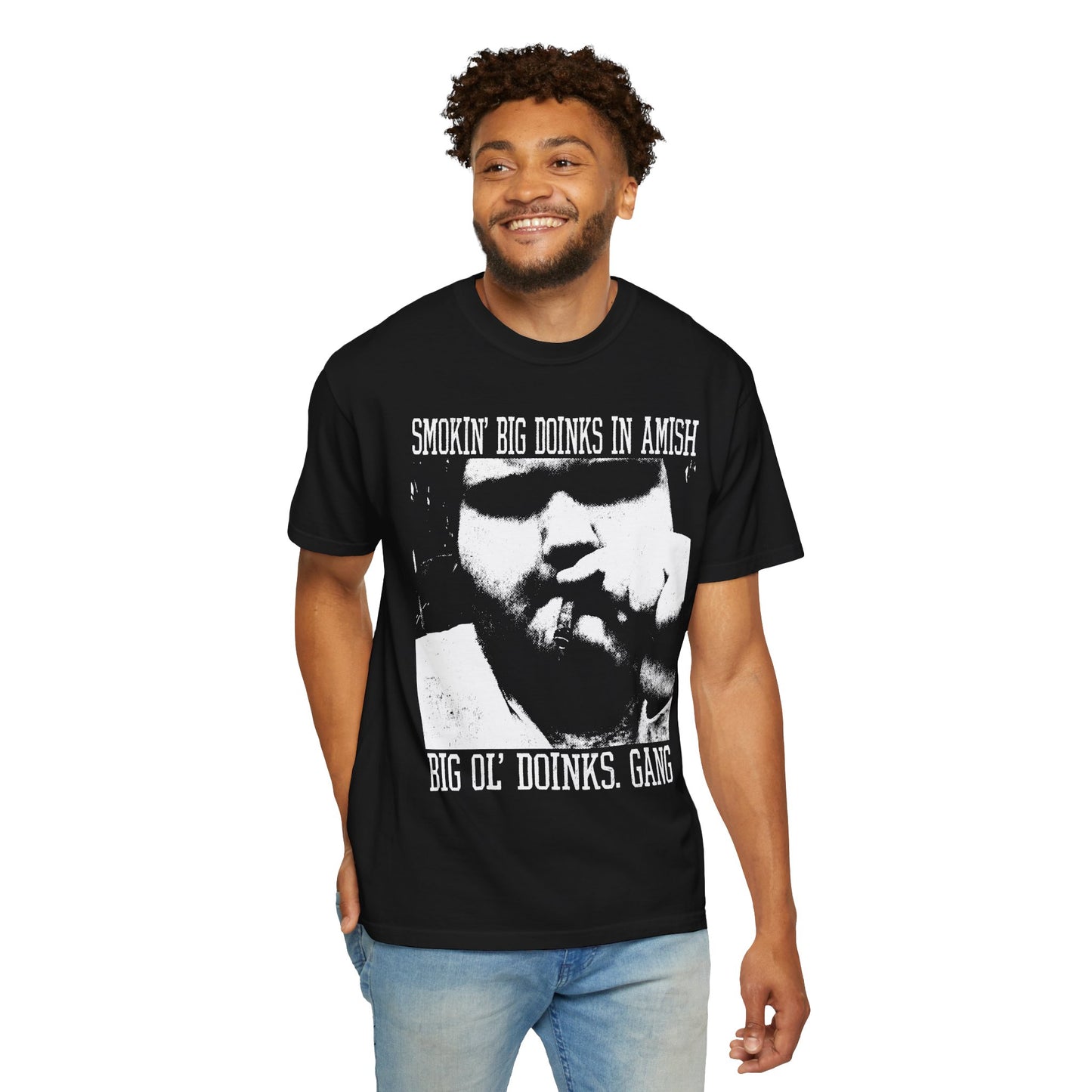 Big Amish Doinks printed on ComfortColors1717 Unisex Garment-Dyed T-shirt