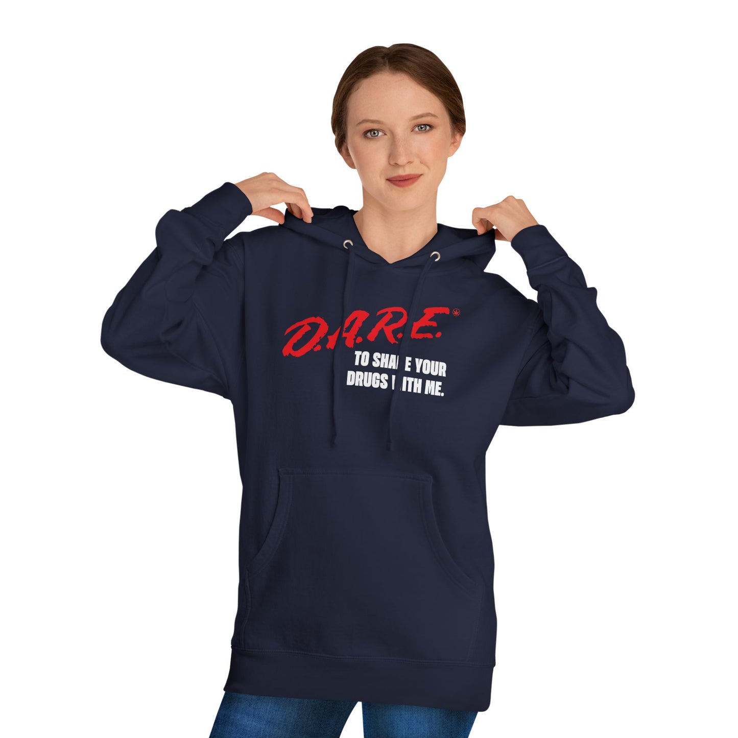 DARE to Share Hoodie, Unisex Hooded Sweatshirt, Funny Sweatshirt, Gift for Friends, Trendy Fall Fashion, Humor Apparel