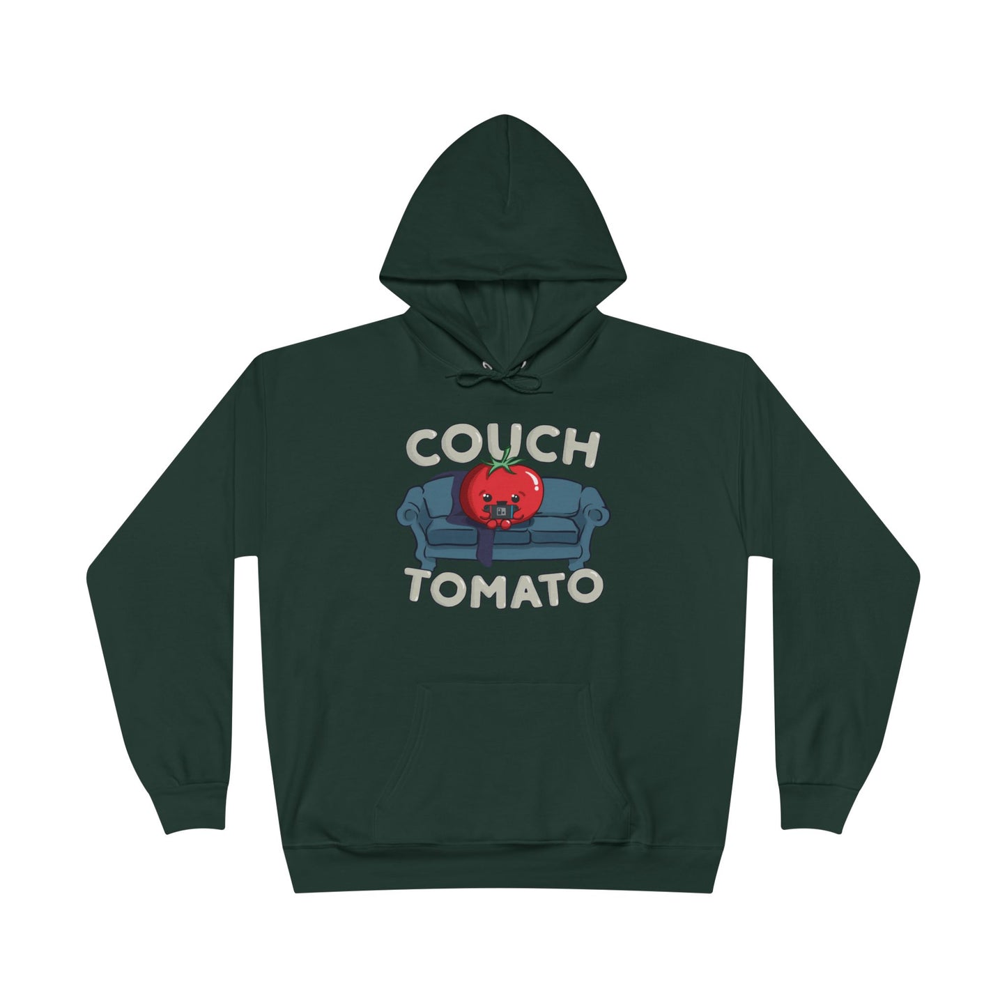 Cozy Couch Tomato Medium Weight Pullover Hoodie