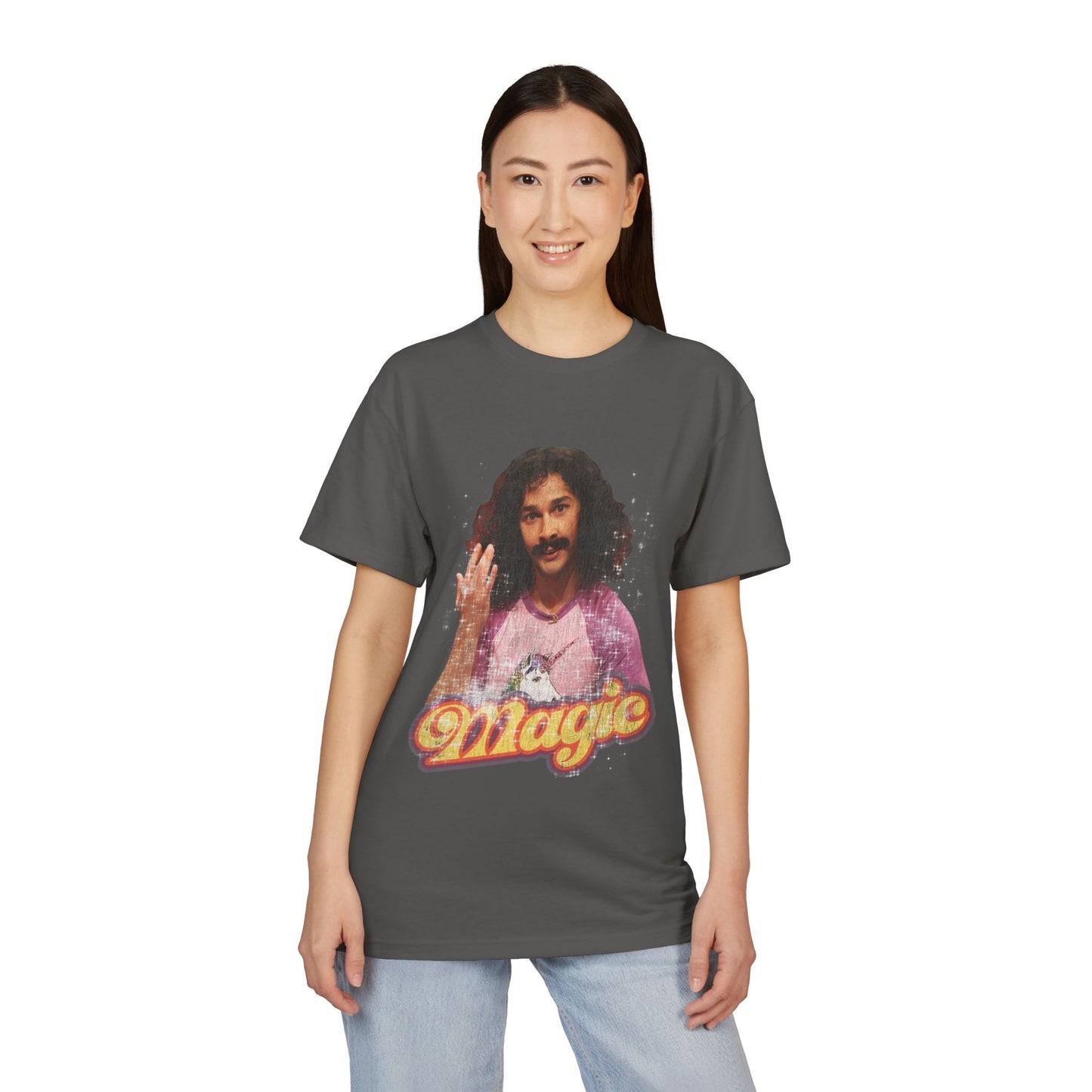 Magic Meme Unisex Sueded T-Shirt – Fun Graphic Tee