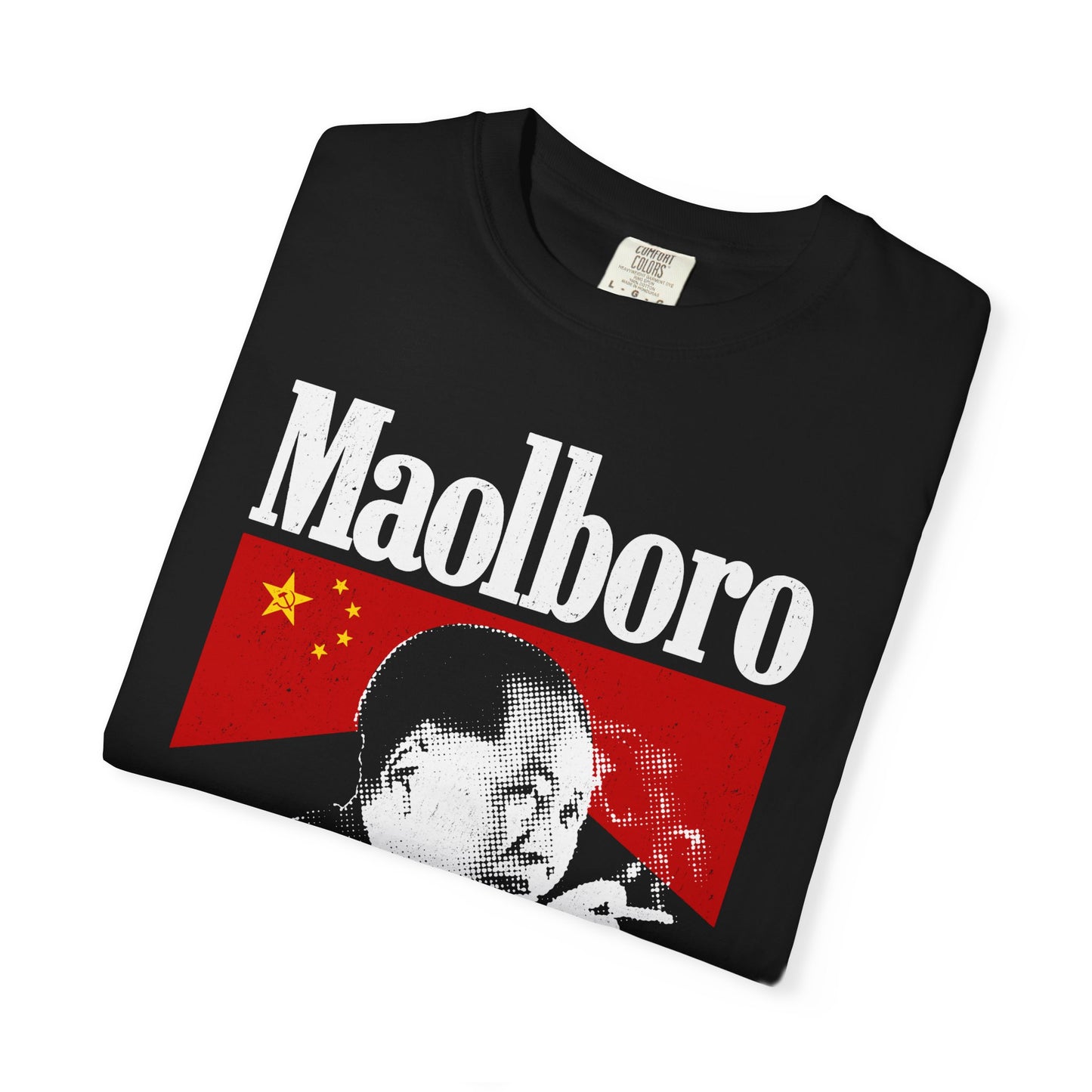 Smoking Mao Printed on ComfortColors 1717