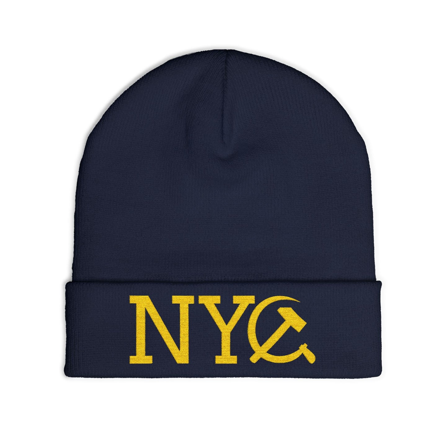 NYCommie - Knit Beanie (Embroidery)