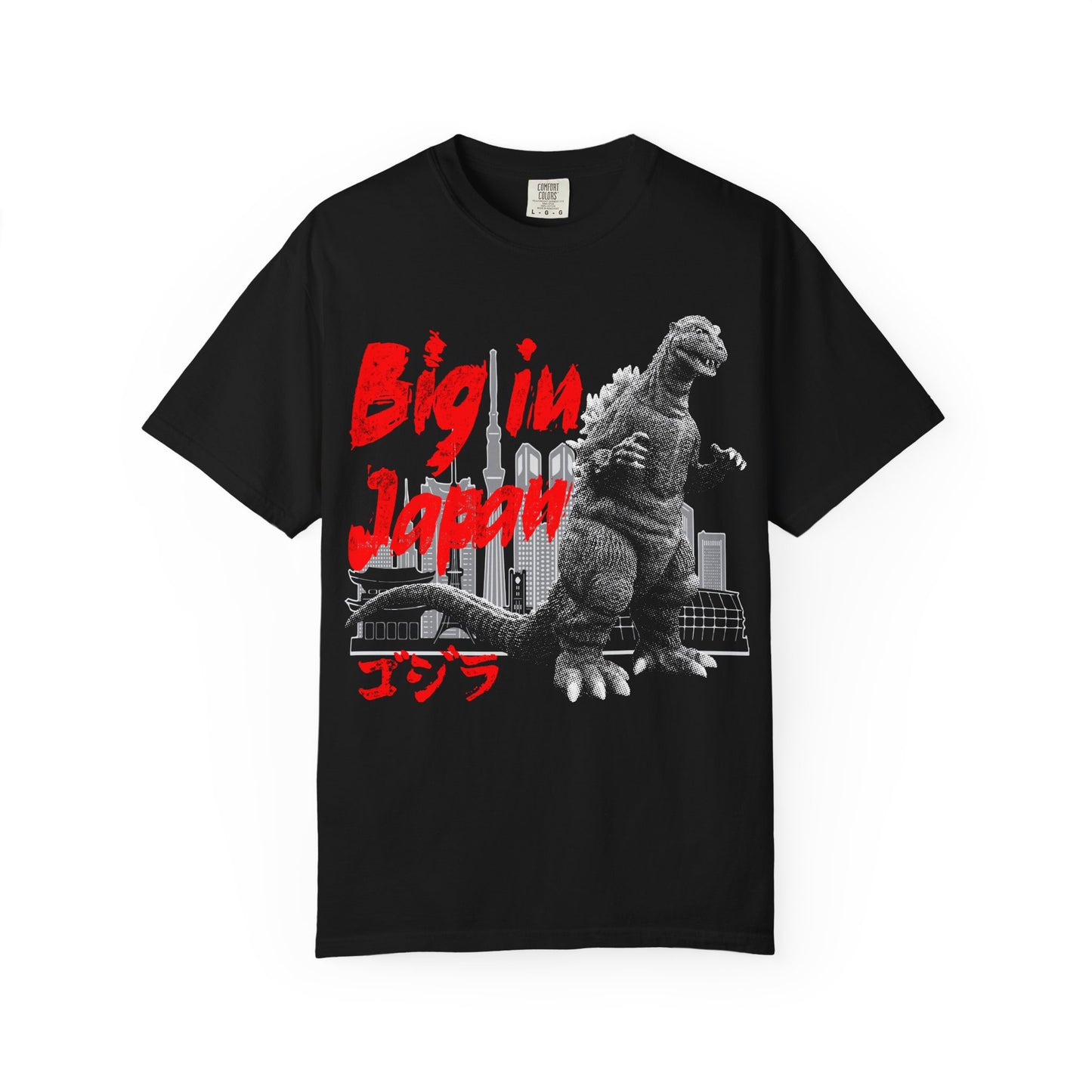 Big in Japan Funny Graphic T-Shirt – Kaiju Monster Movie Tee