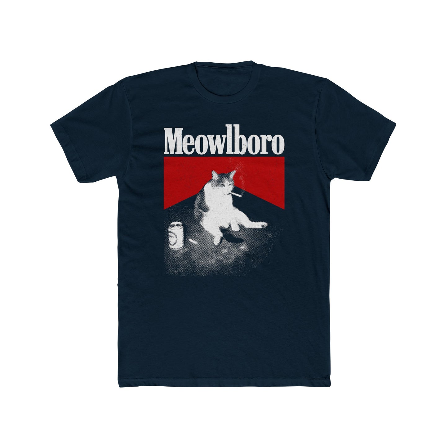 Smoking Meow - NextLevel 3600 Unisex Cotton Crew Tee