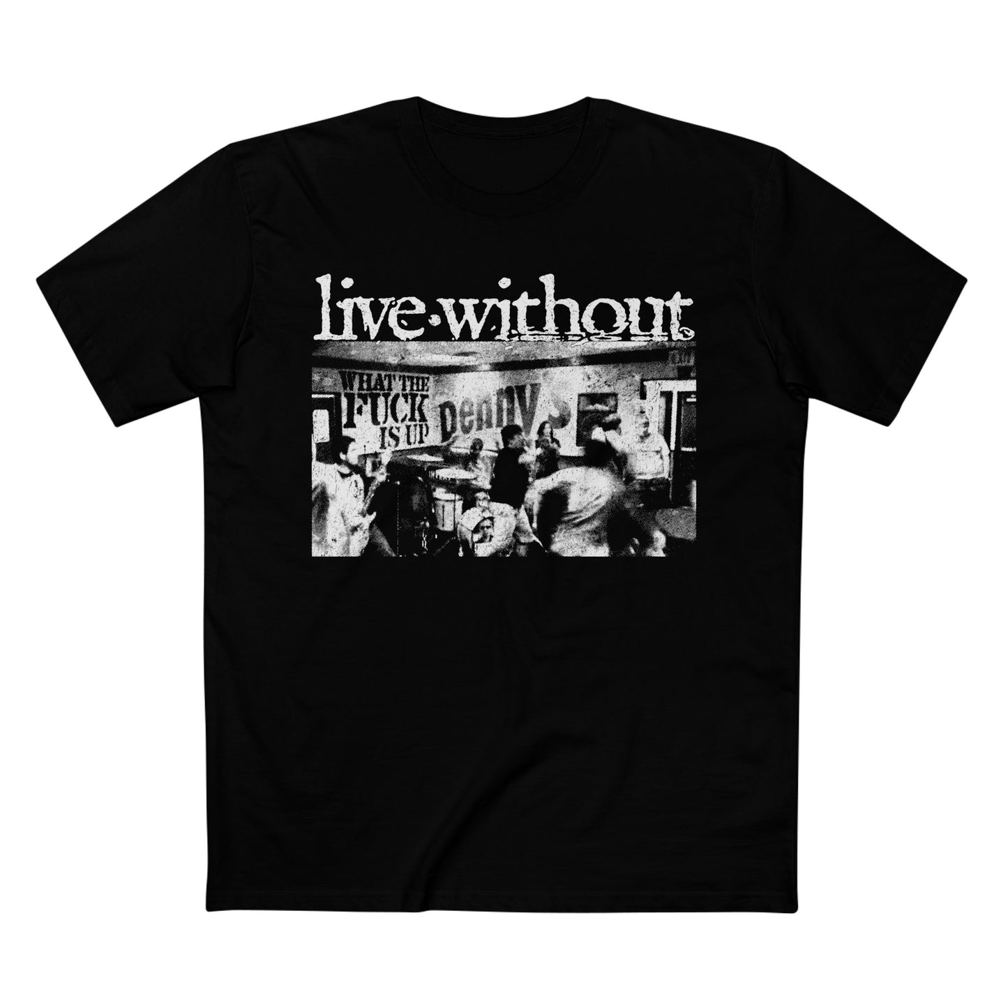 WTF is up DNYZ? on ASColor Staple Tee