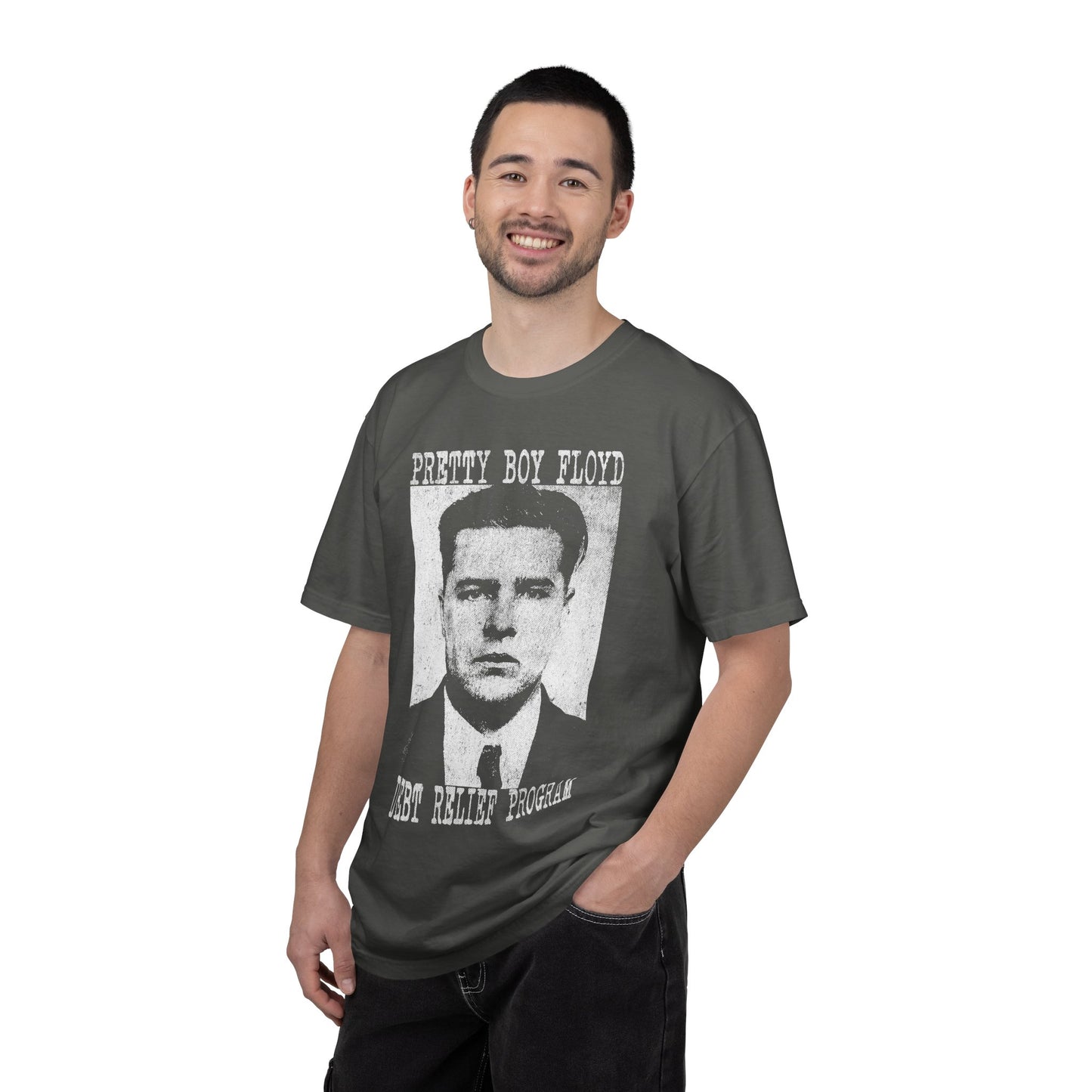 Pretty Boy Debt Relief Funny Graphic T-Shirt – Direct Action Humor Tee