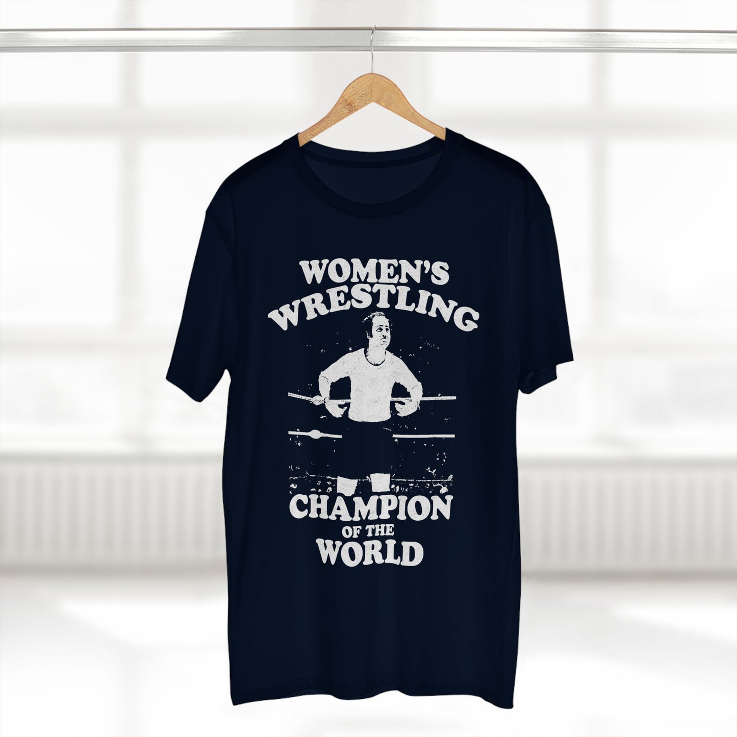 Andy Kaufman Women's Wrestling Champion Funny Graphic Tee