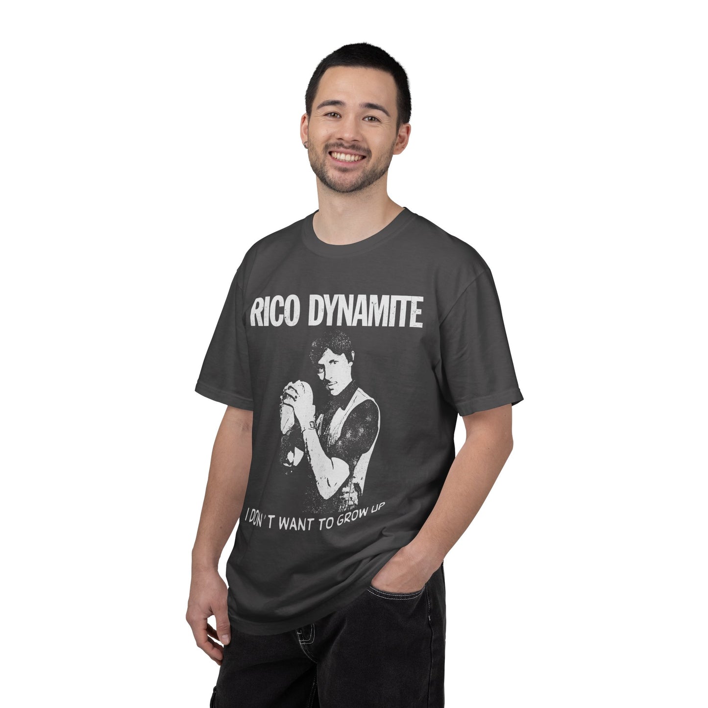 I Don't Want to Grow Up Napoleon Dynamite + Descendents Mashup Funny Graphic Tee