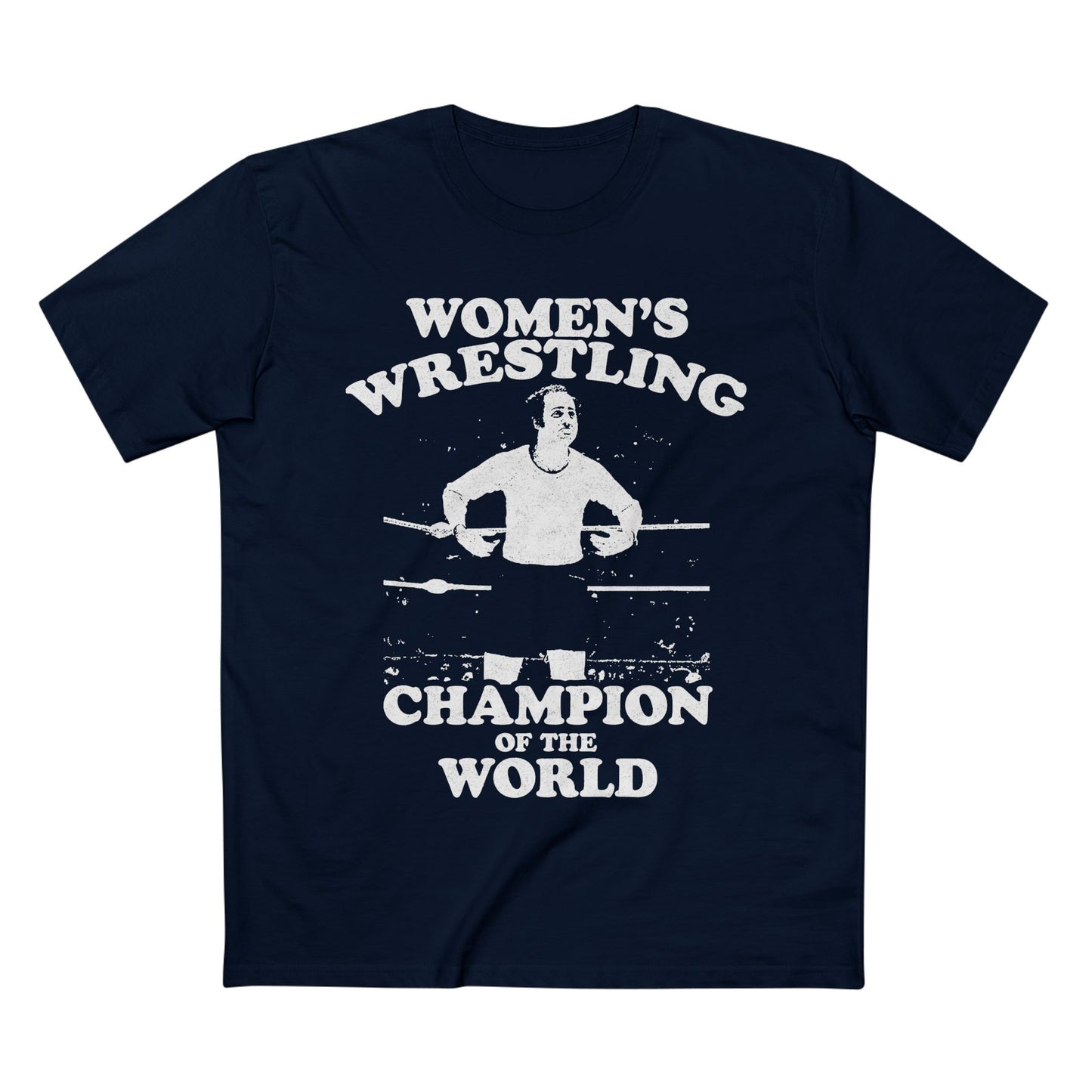 Andy Kaufman Women's Wrestling Champion Funny Graphic Tee