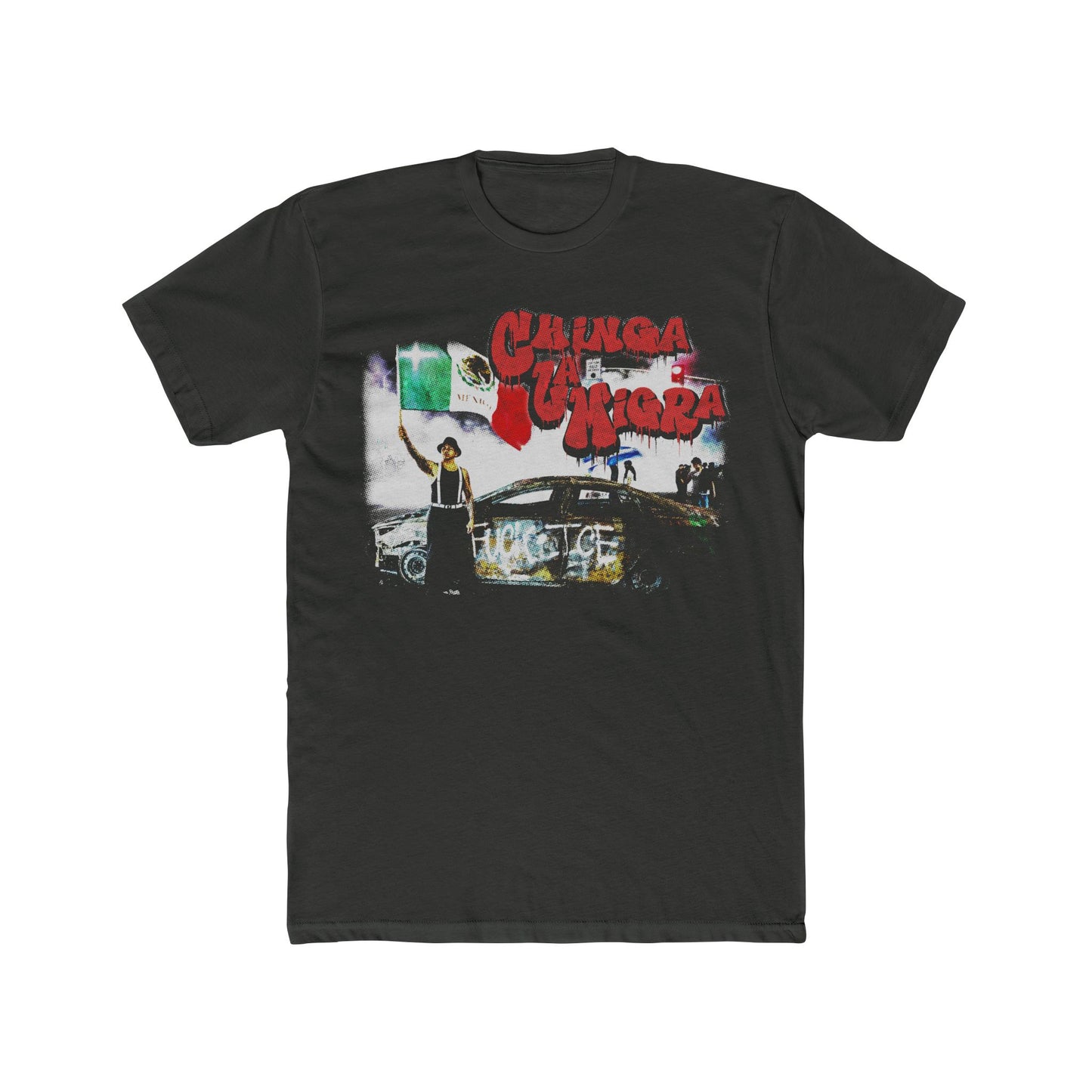 Chinga La Migra Anti-ICE Protest Graphic T-Shirt – Political Statement Tee